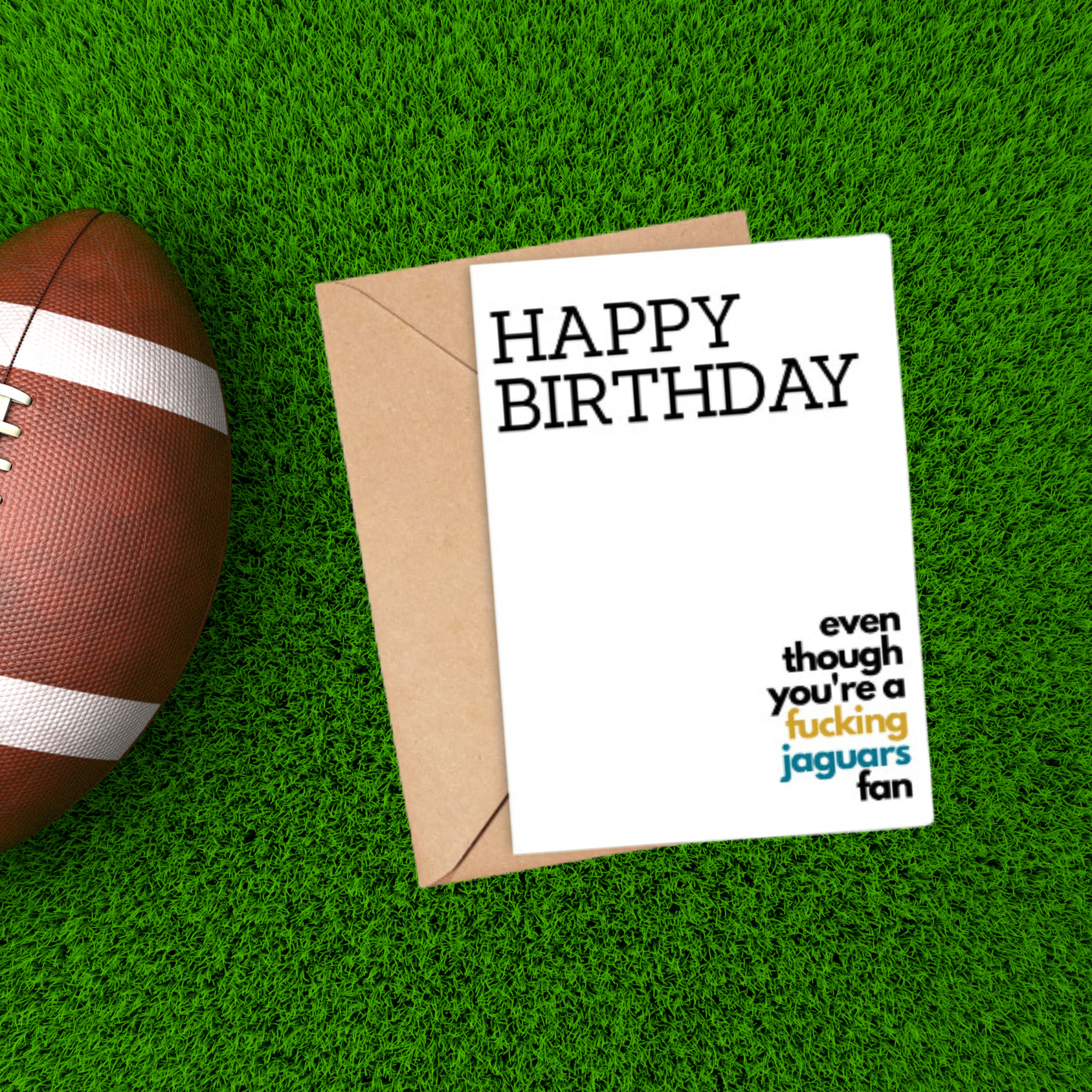Jaguars Birthday Card