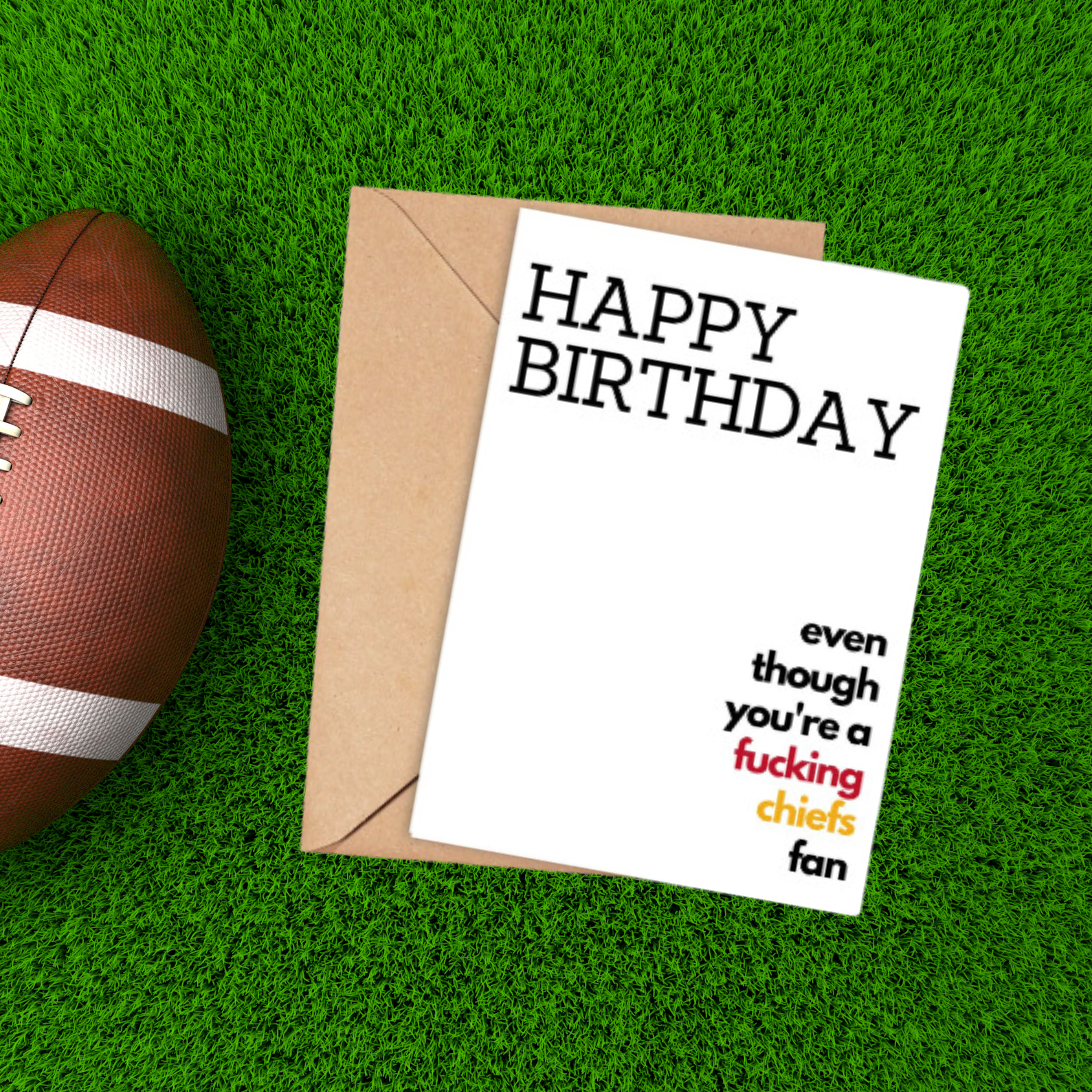 Chiefs Birthday Card