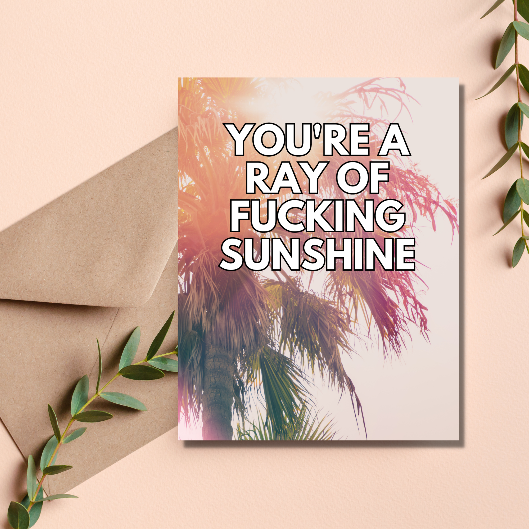 Ray of Fucking Sunshine Card