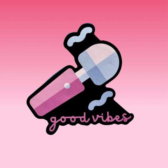 Good Vibes Vibrator Sticker