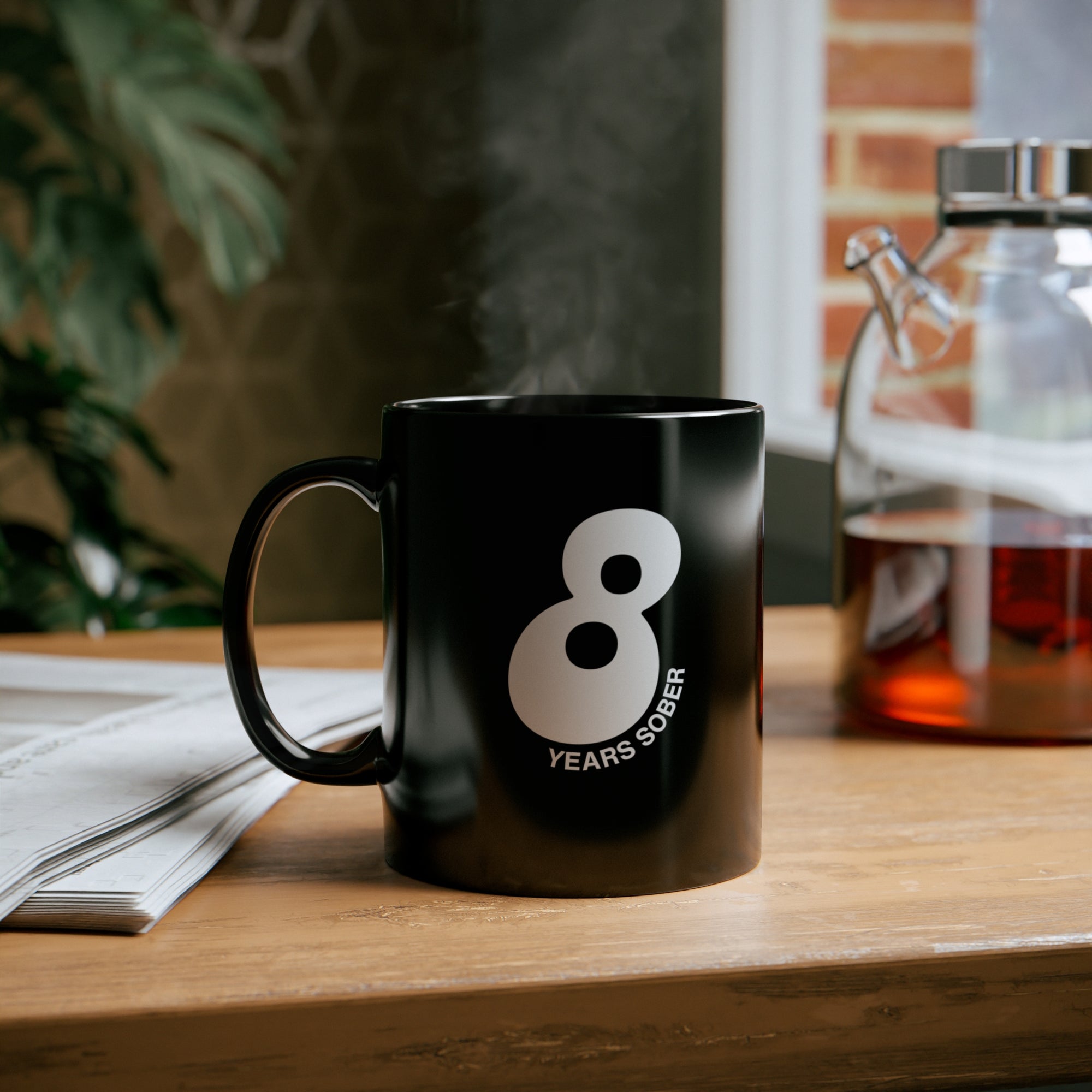 8 Years Sober Sobriety Mug