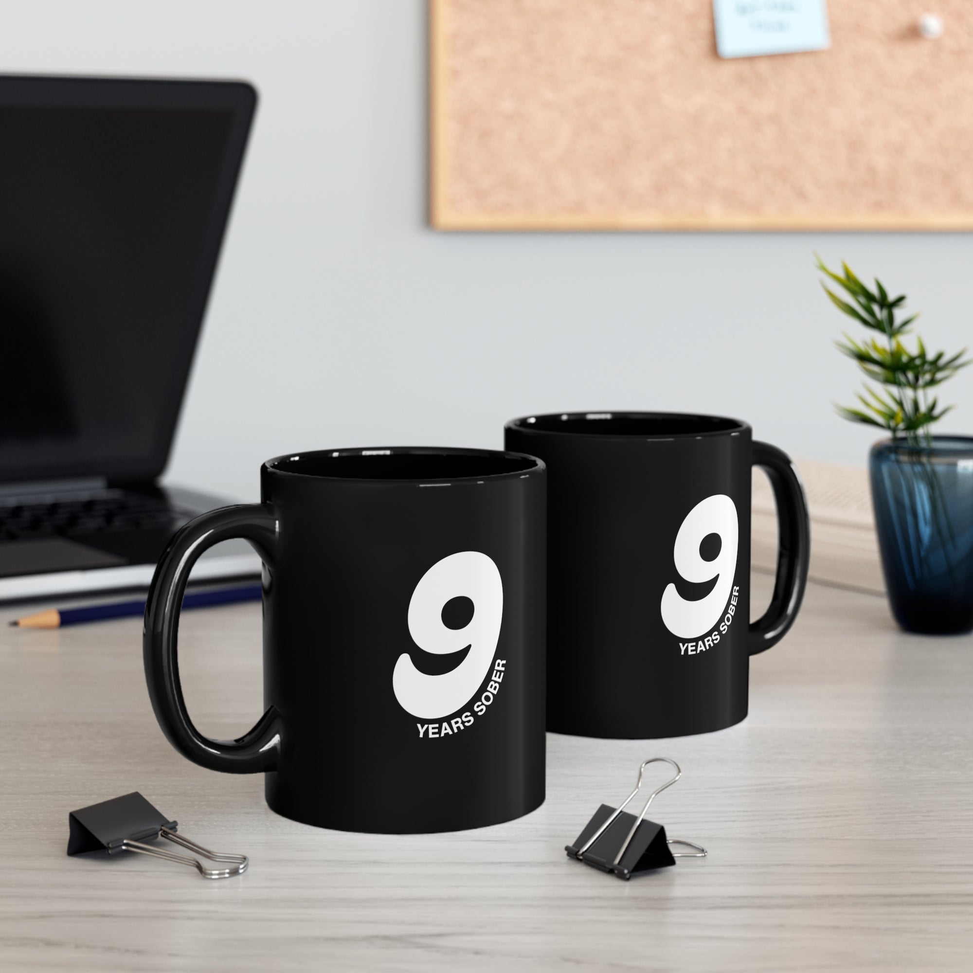 9 Years Sober Sobriety Mug