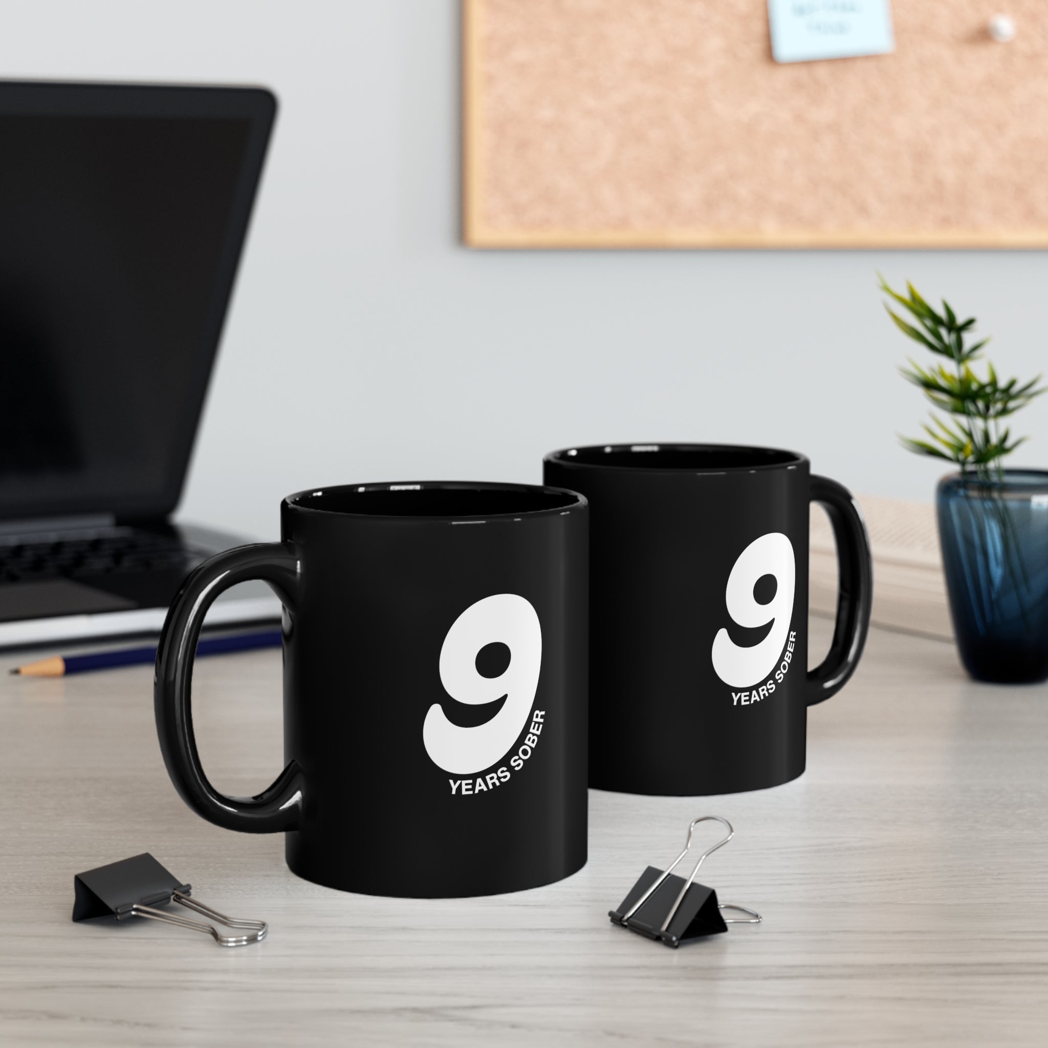 9 Years Sober Sobriety Mug