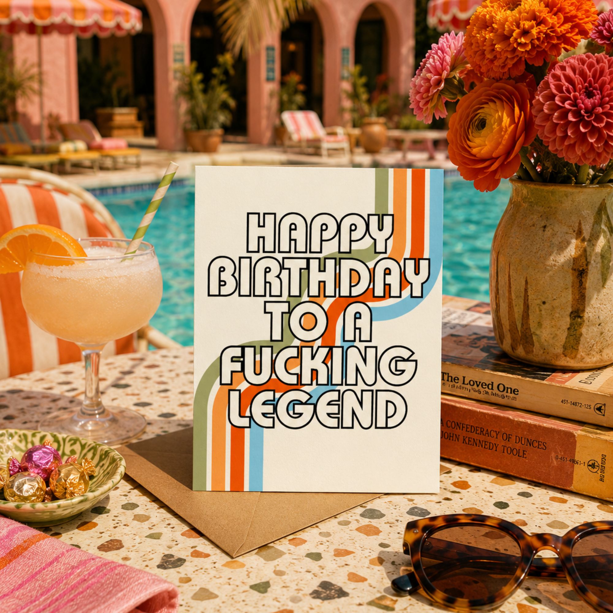 Funny Birthday Card for Him or Her — Happy Birthday Legend A2 Card