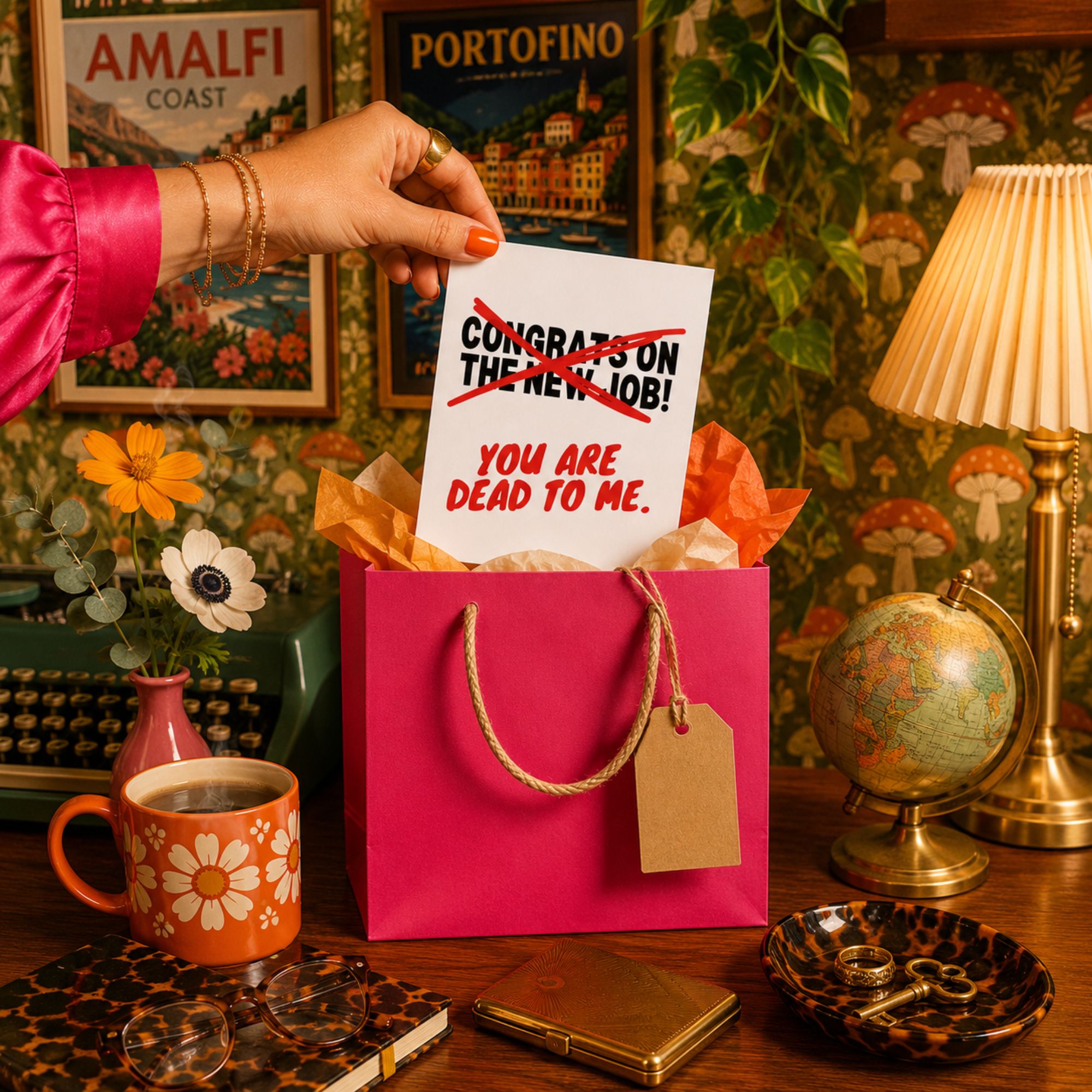 Funny New Job Farewell Card — You Are Dead to Me A2 Card