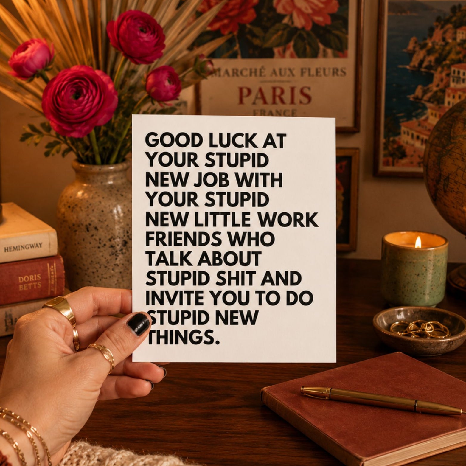 Funny Farewell Card for Coworker — So Long Farewell A2 Card