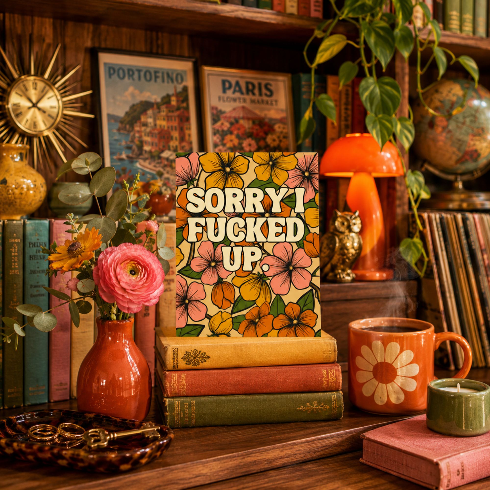 Funny Apology Card — Sorry I Fucked Up Bold Version A2 Card