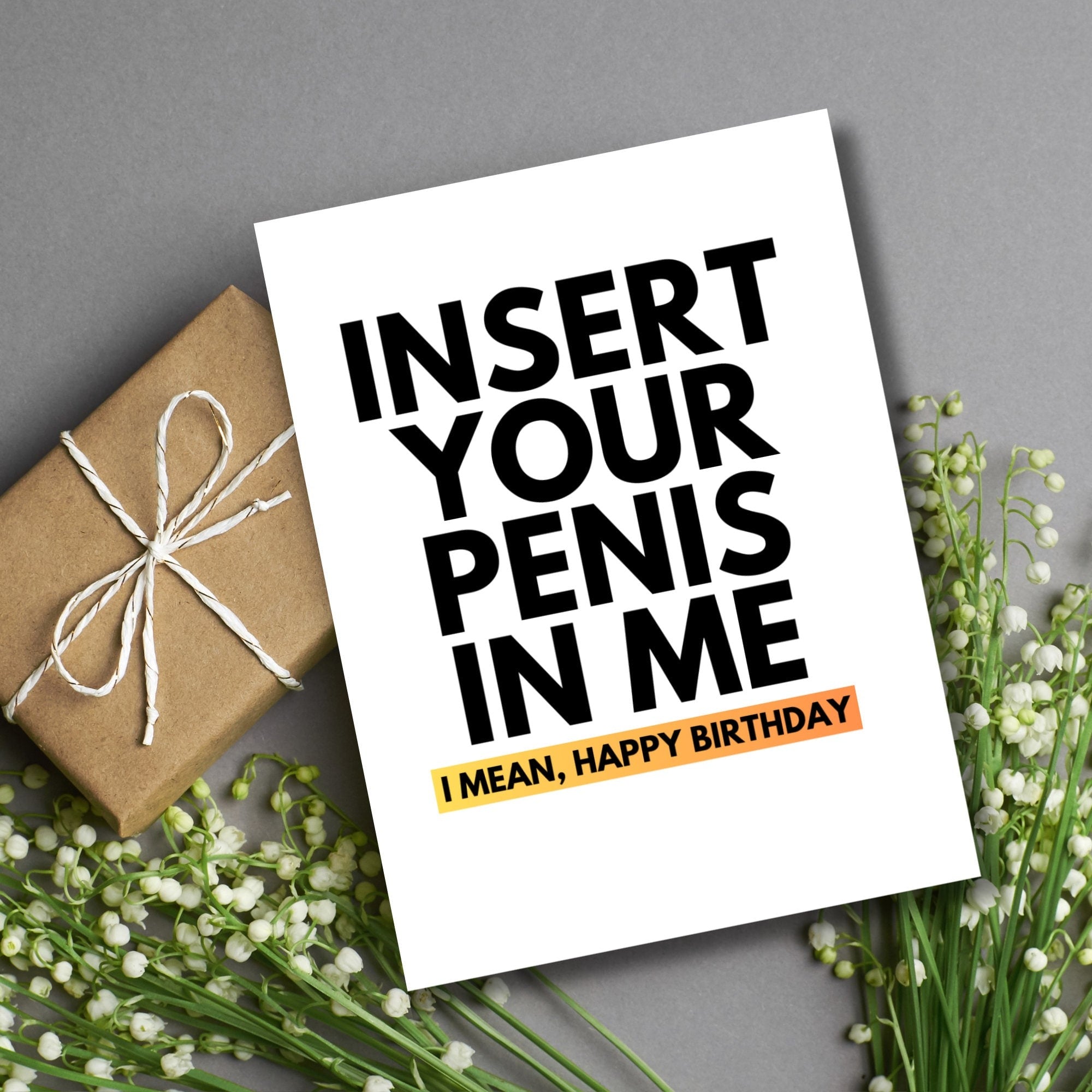 Peen Birthday Card