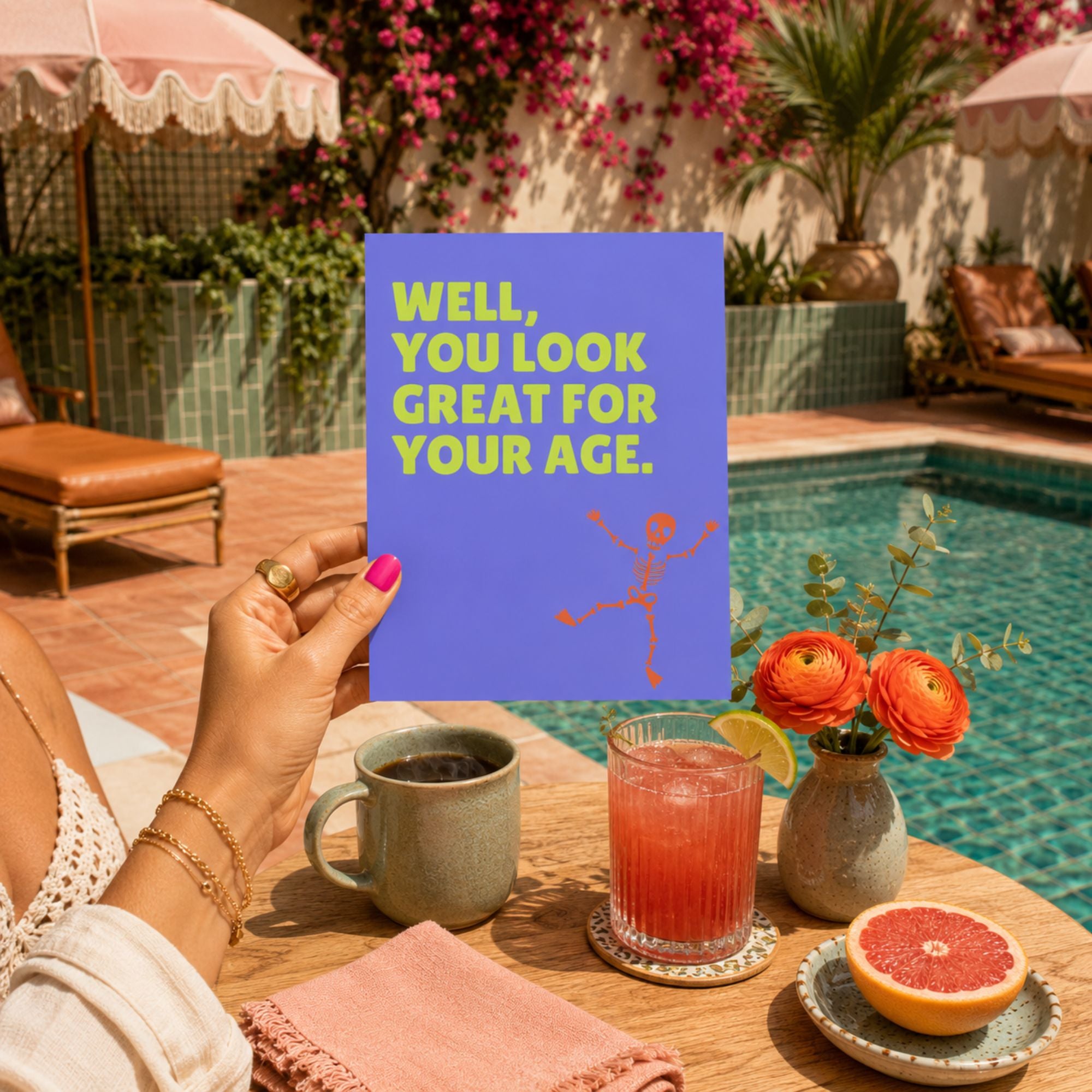 Funny Birthday Card — Well You Look Great For Your Age A2 Card