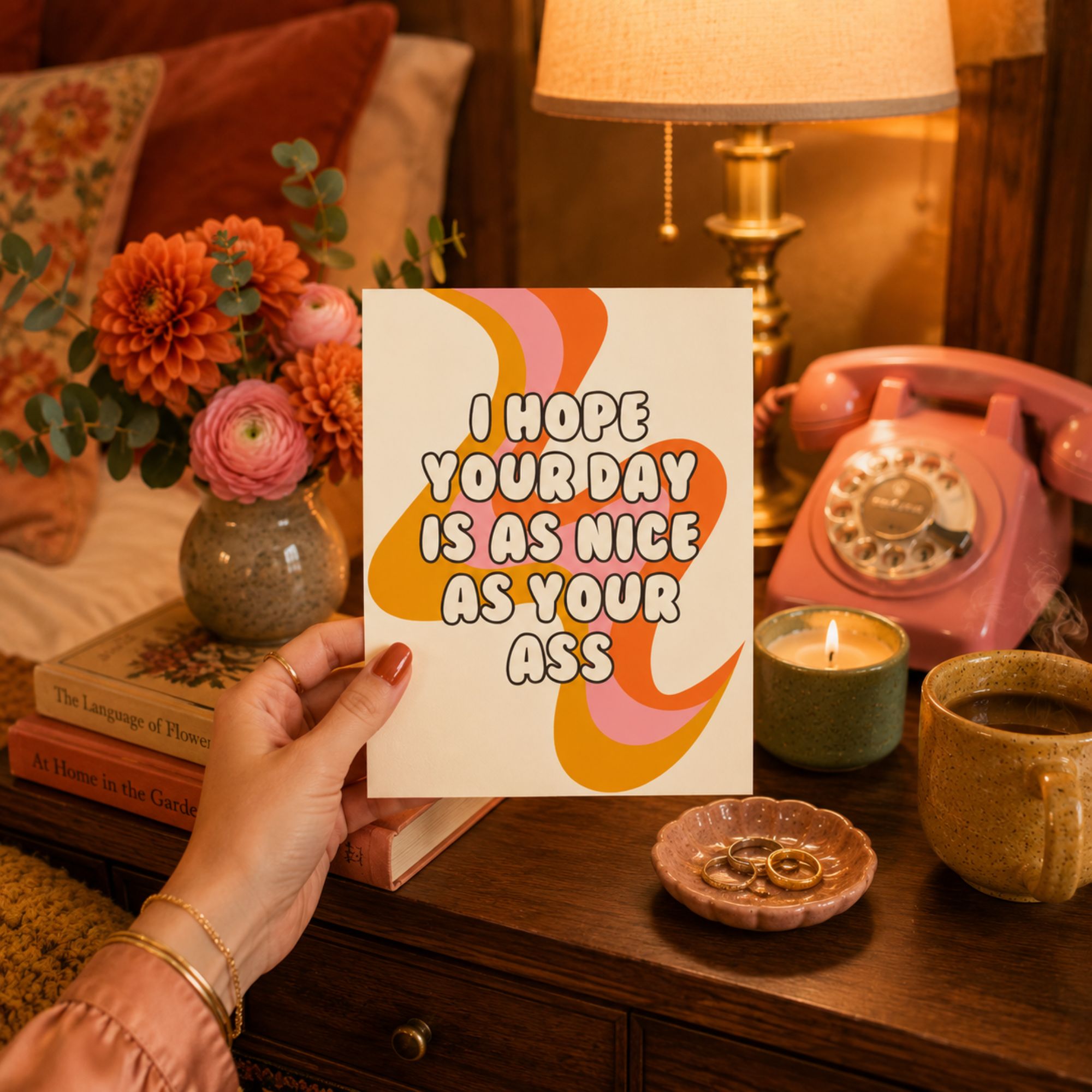 Funny Card — I Hope Your Day Is As Nice As Your Ass A2 Card