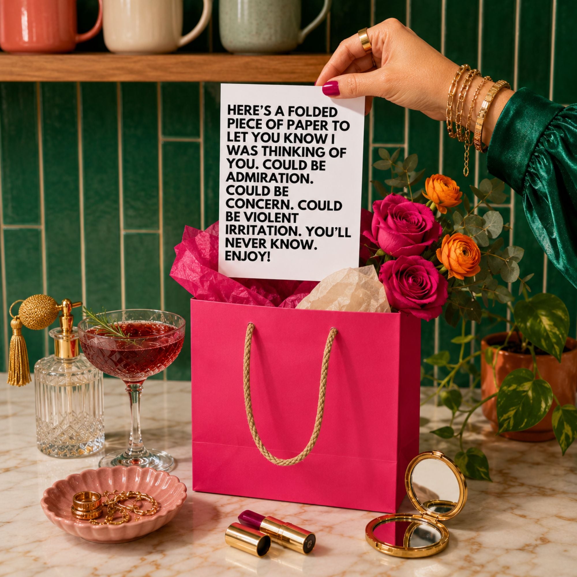 Funny Mysterious Greeting Card — You'll Find Out A2 Card