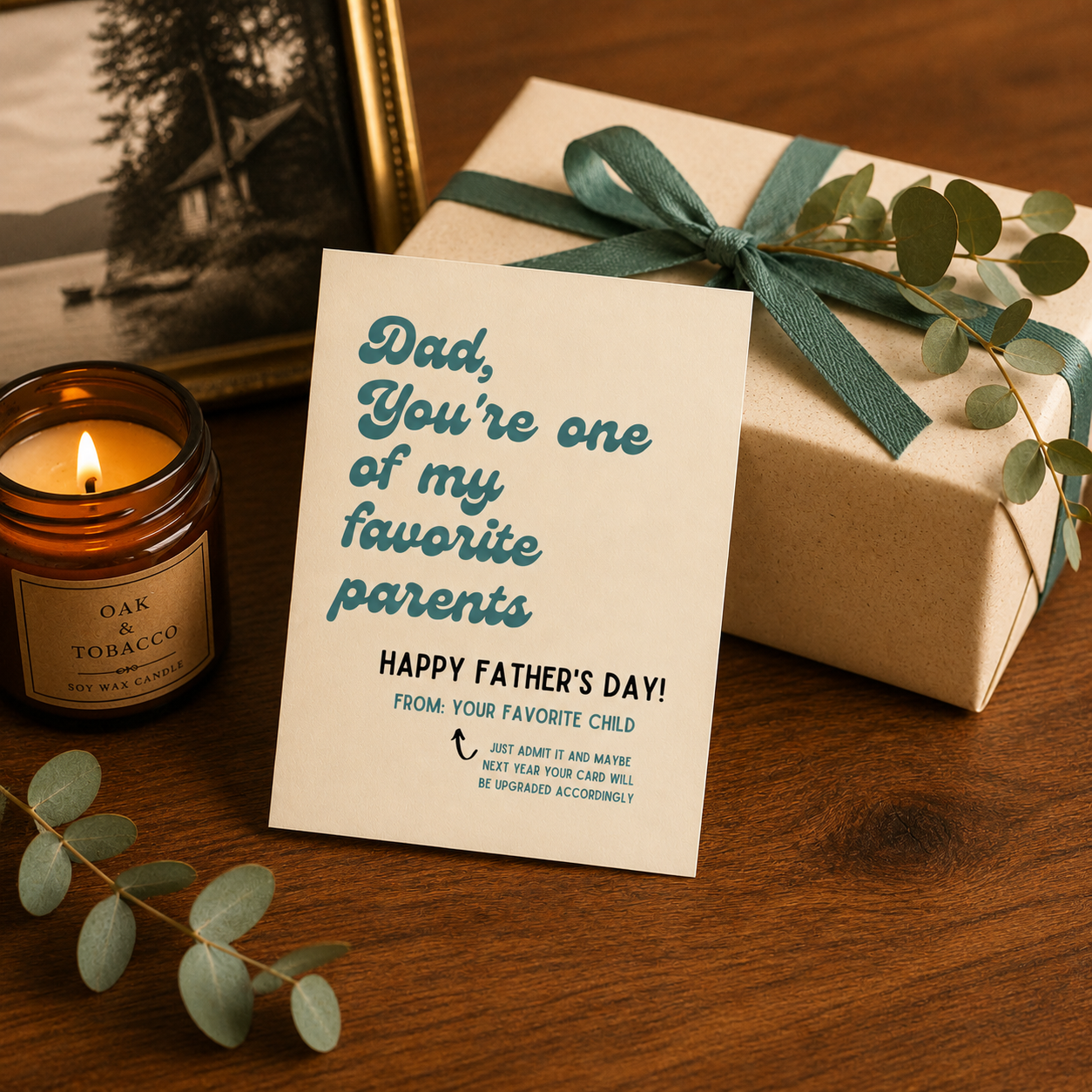 Funny Father's Day Card from Daughter — One of My Favorite Parents A2 Card
