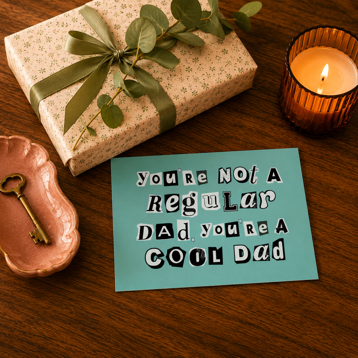 Funny Father's Day Card for Dad — You're Not a Regular Dad You're a Cool Dad A2 Card