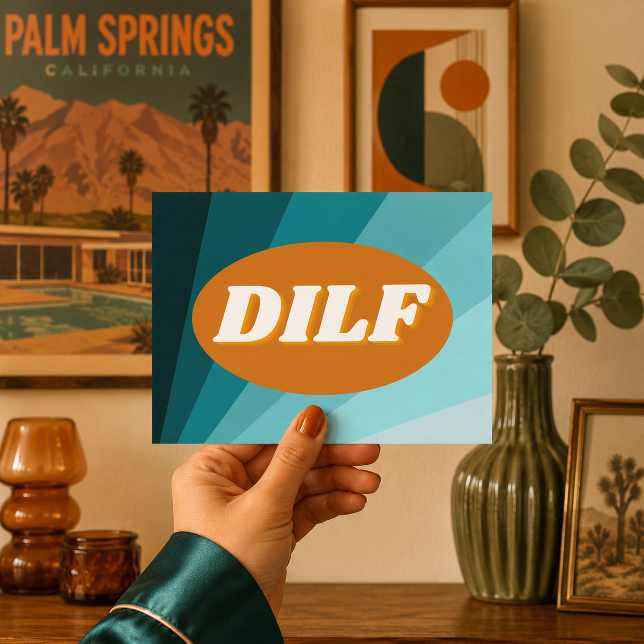 Naughty Father's Day Card from Wife — DILF A2 Card