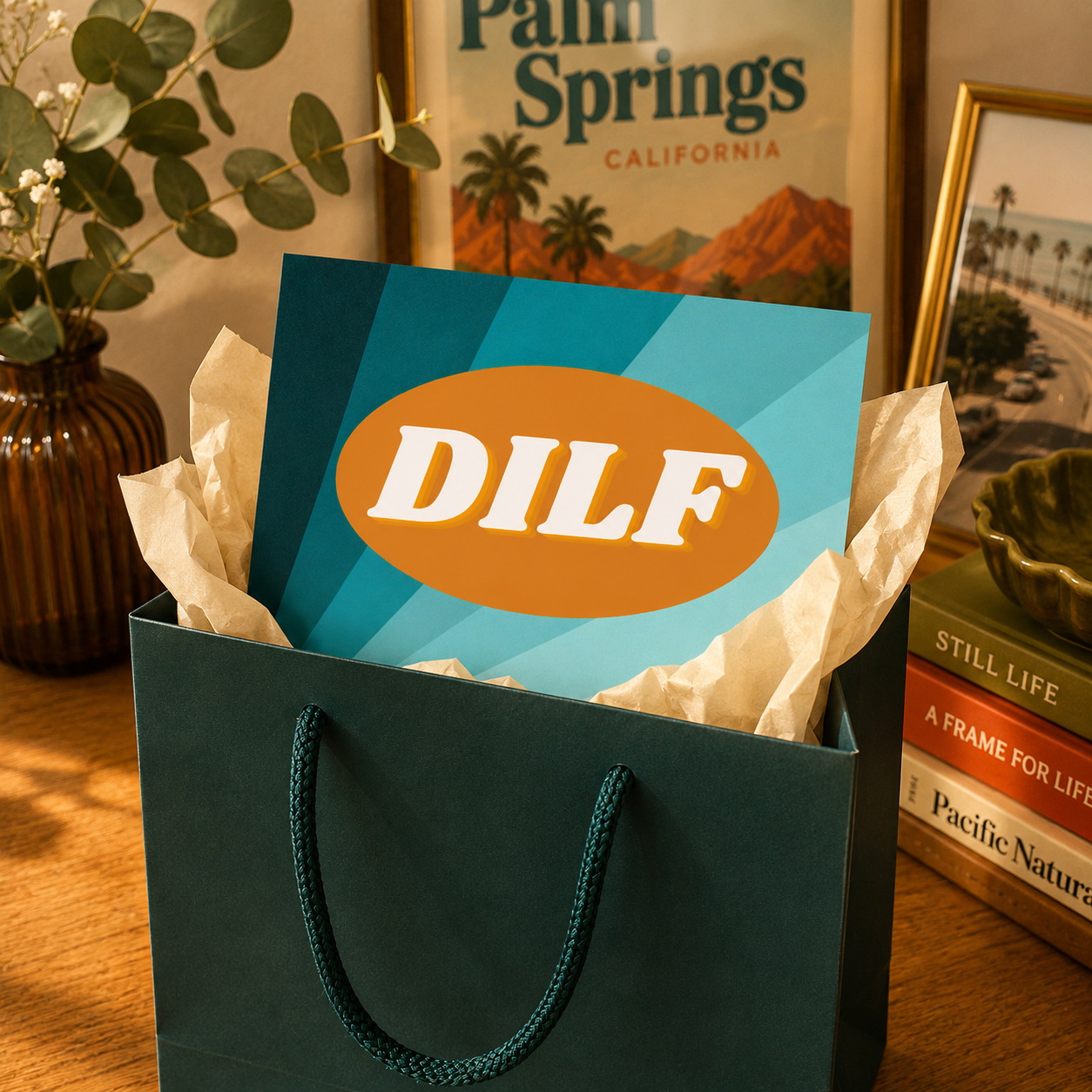 Naughty Father's Day Card from Wife — DILF A2 Card