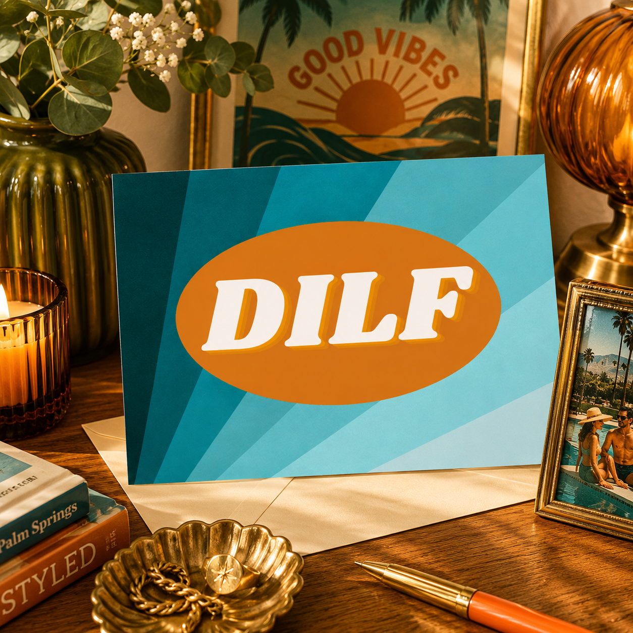 Naughty Father's Day Card from Wife — DILF A2 Card