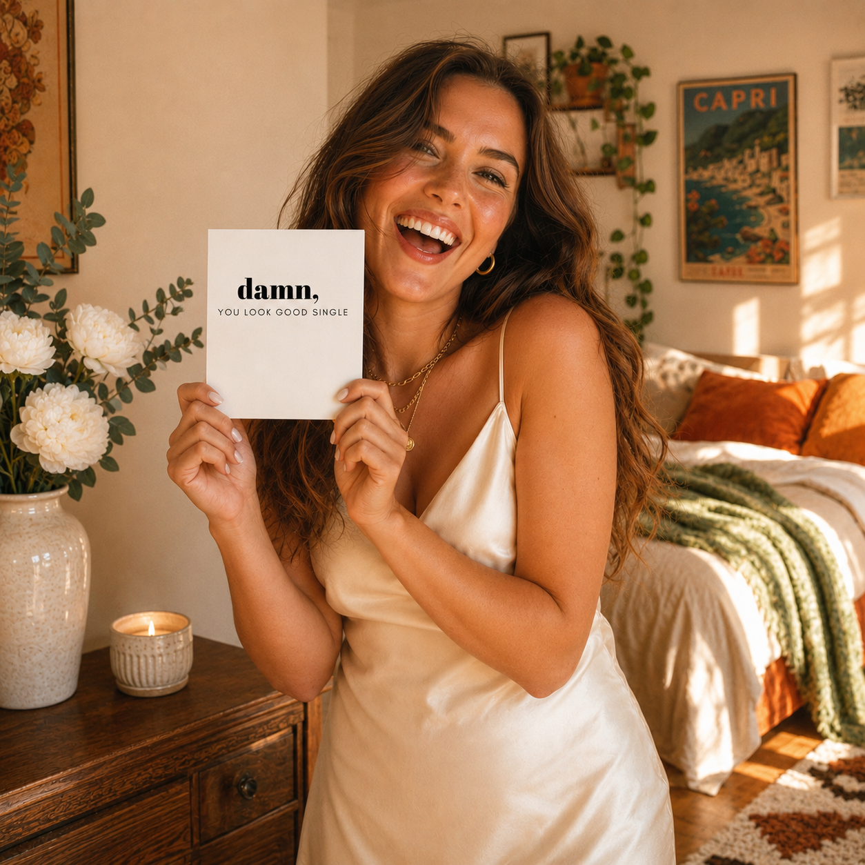 Funny Breakup Card — Damn You Look Good Single A2 Card