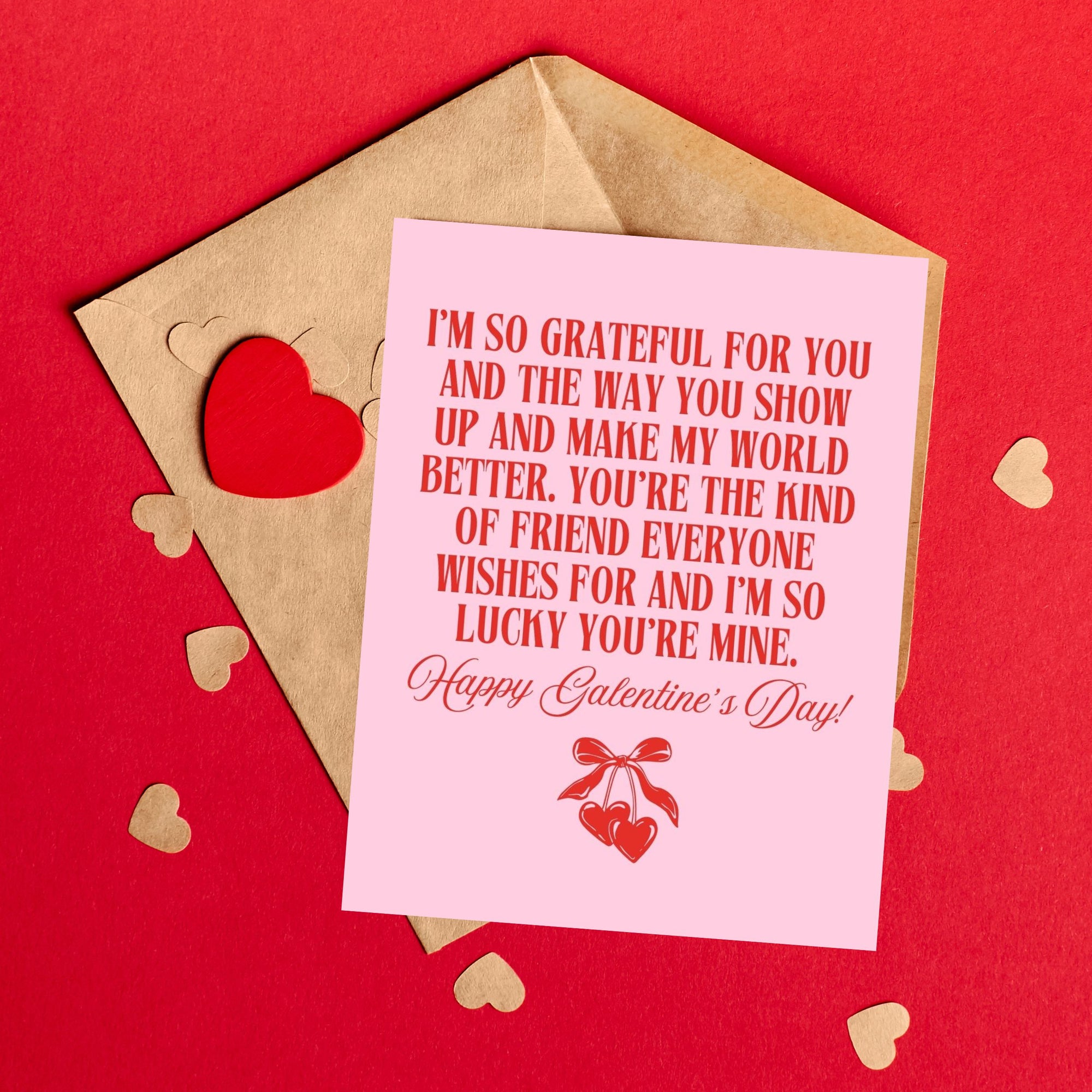 Bestie Galentine's Day Card