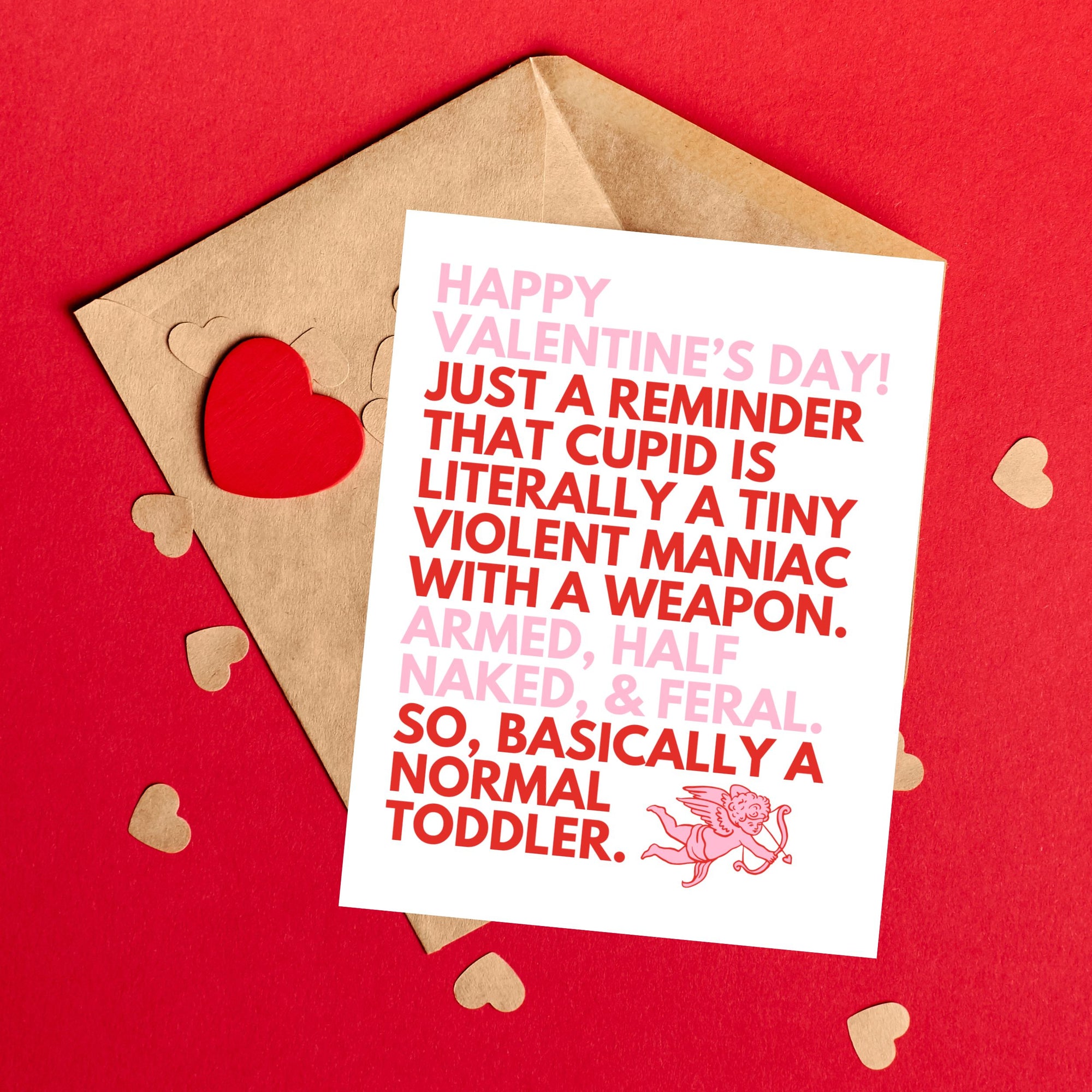 Feral Valentine's Day Card