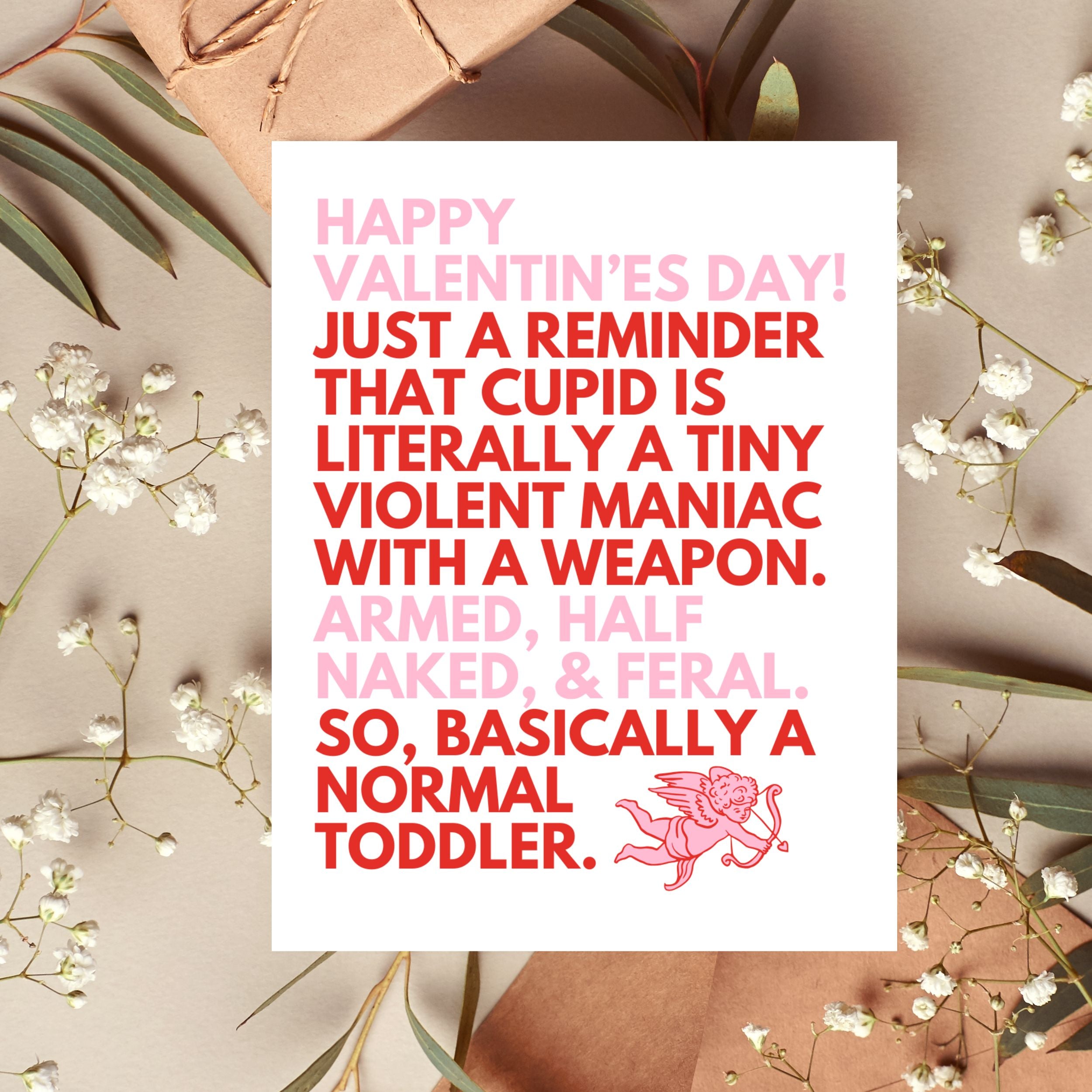 Feral Valentine's Day Card