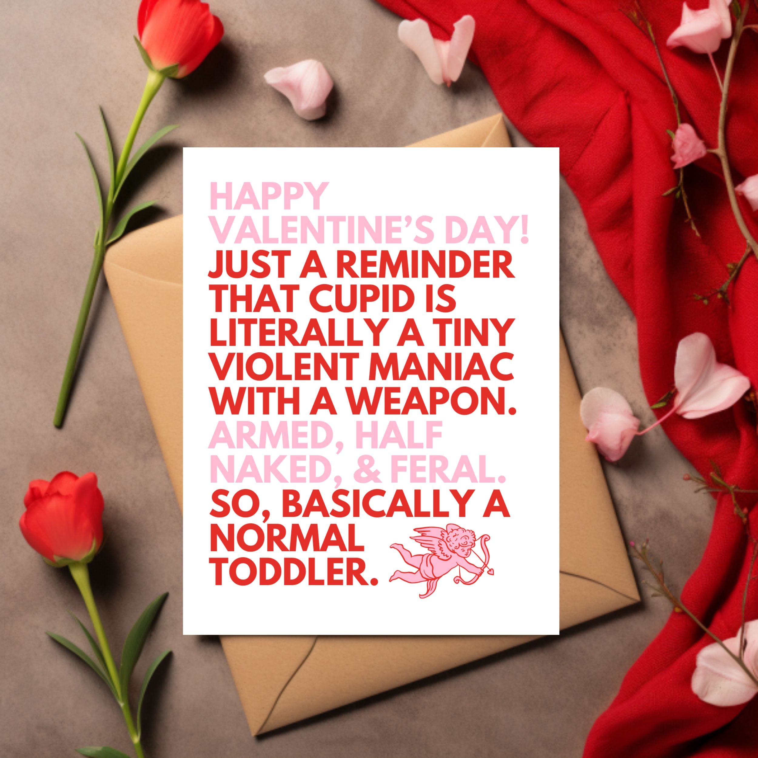 Feral Valentine's Day Card