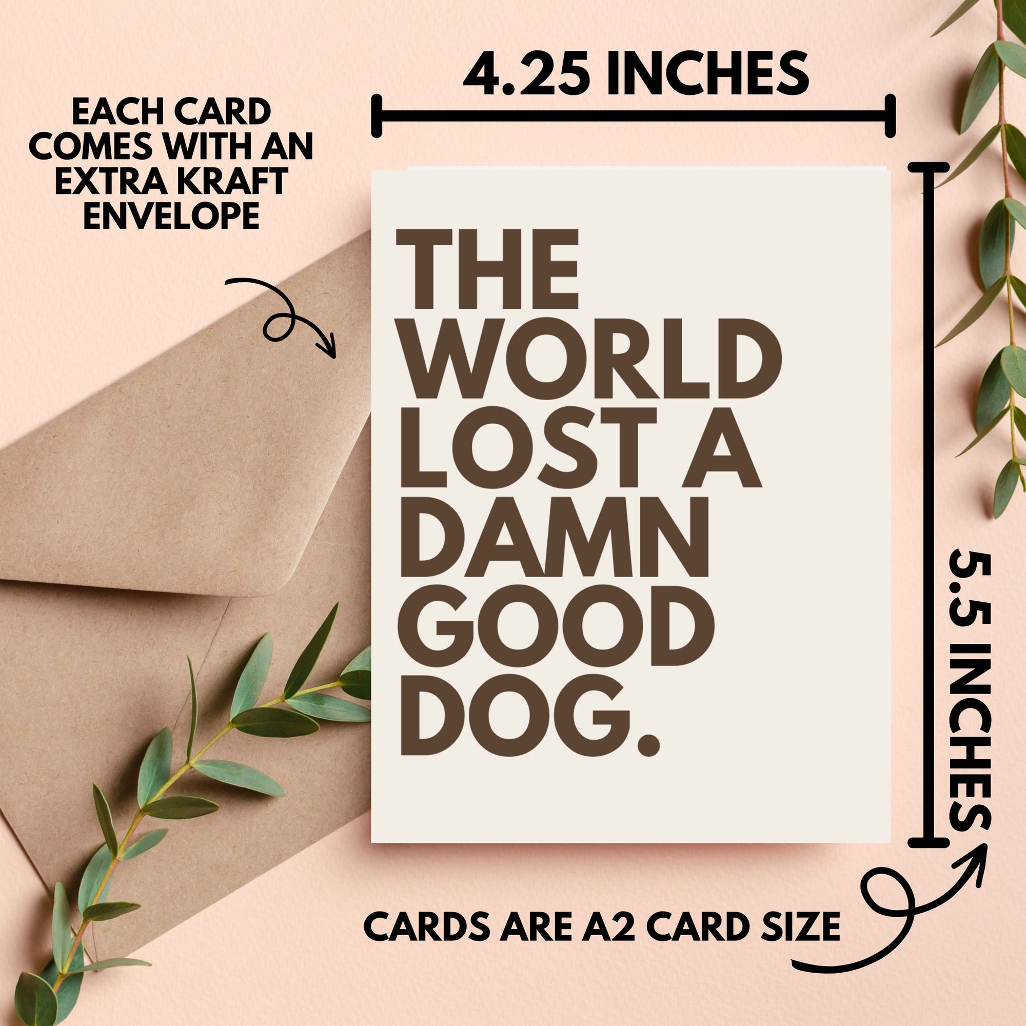 Dog Loss Sympathy Card