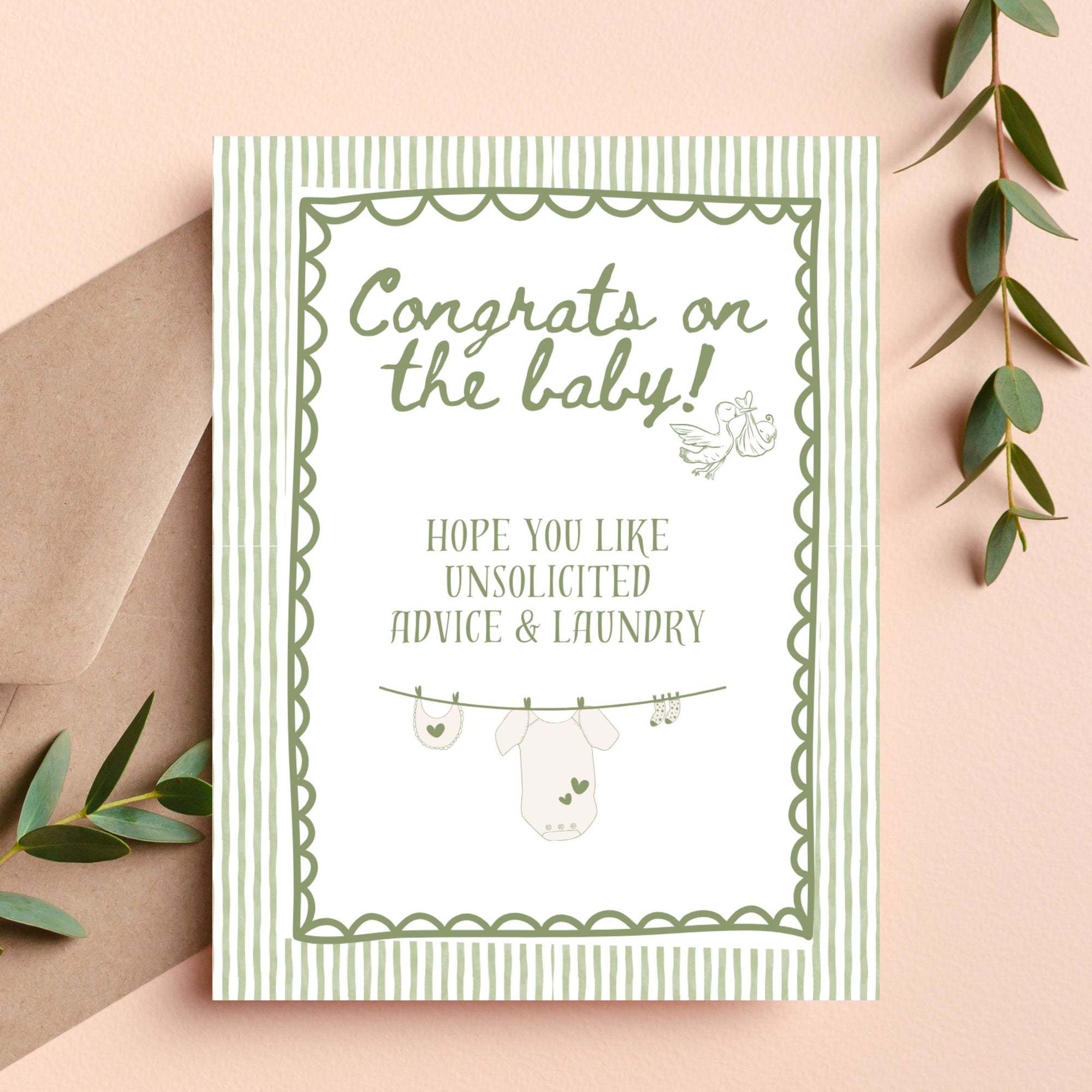 Congrats New Baby Card