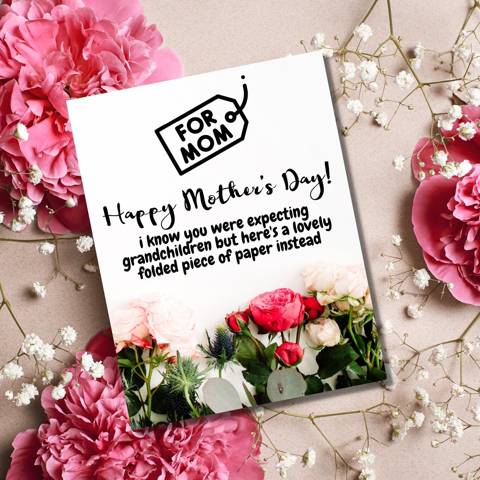 For Mom Happy Mother's Day Card