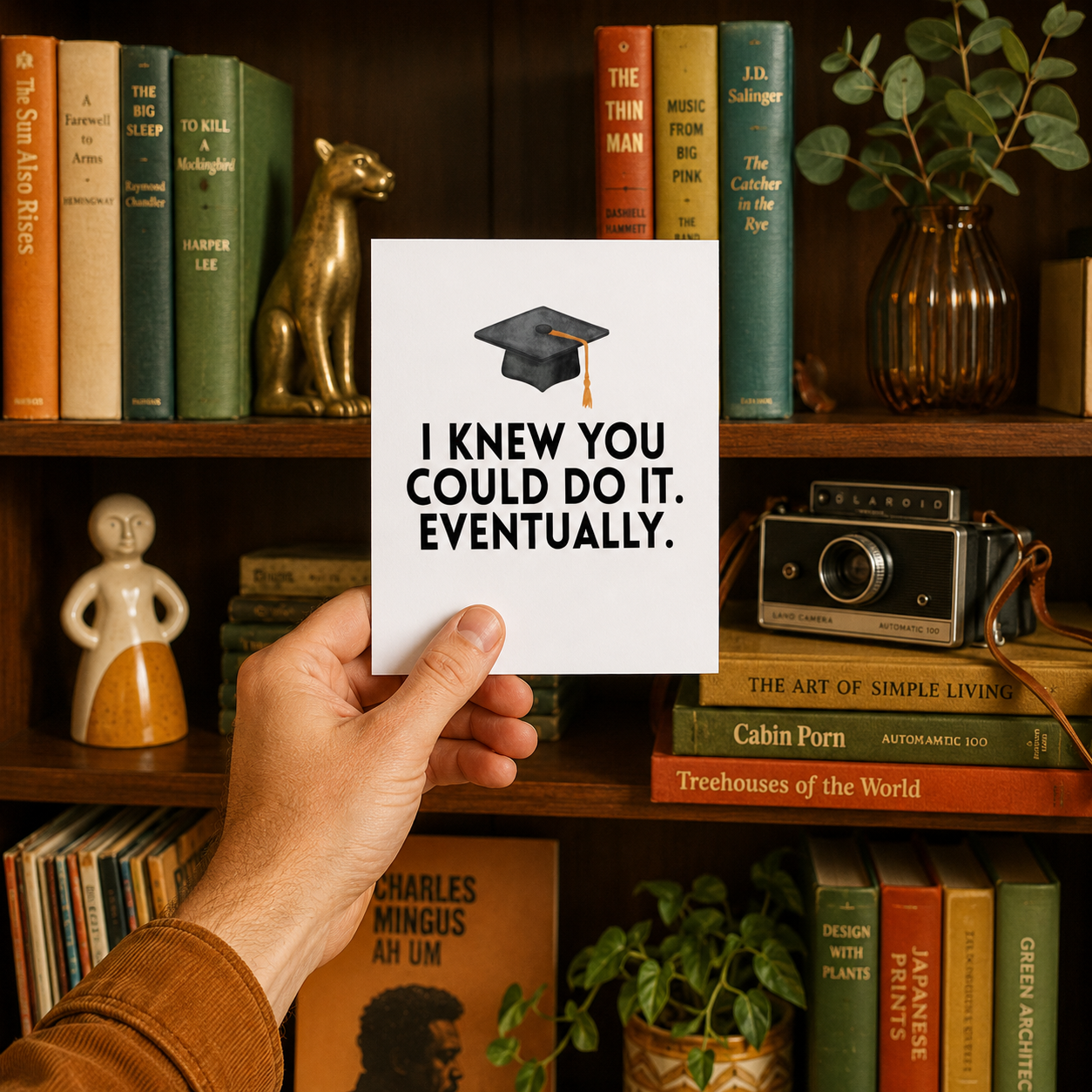 Funny Graduation Card — Honest Congrats You Finally Did It A2 Card