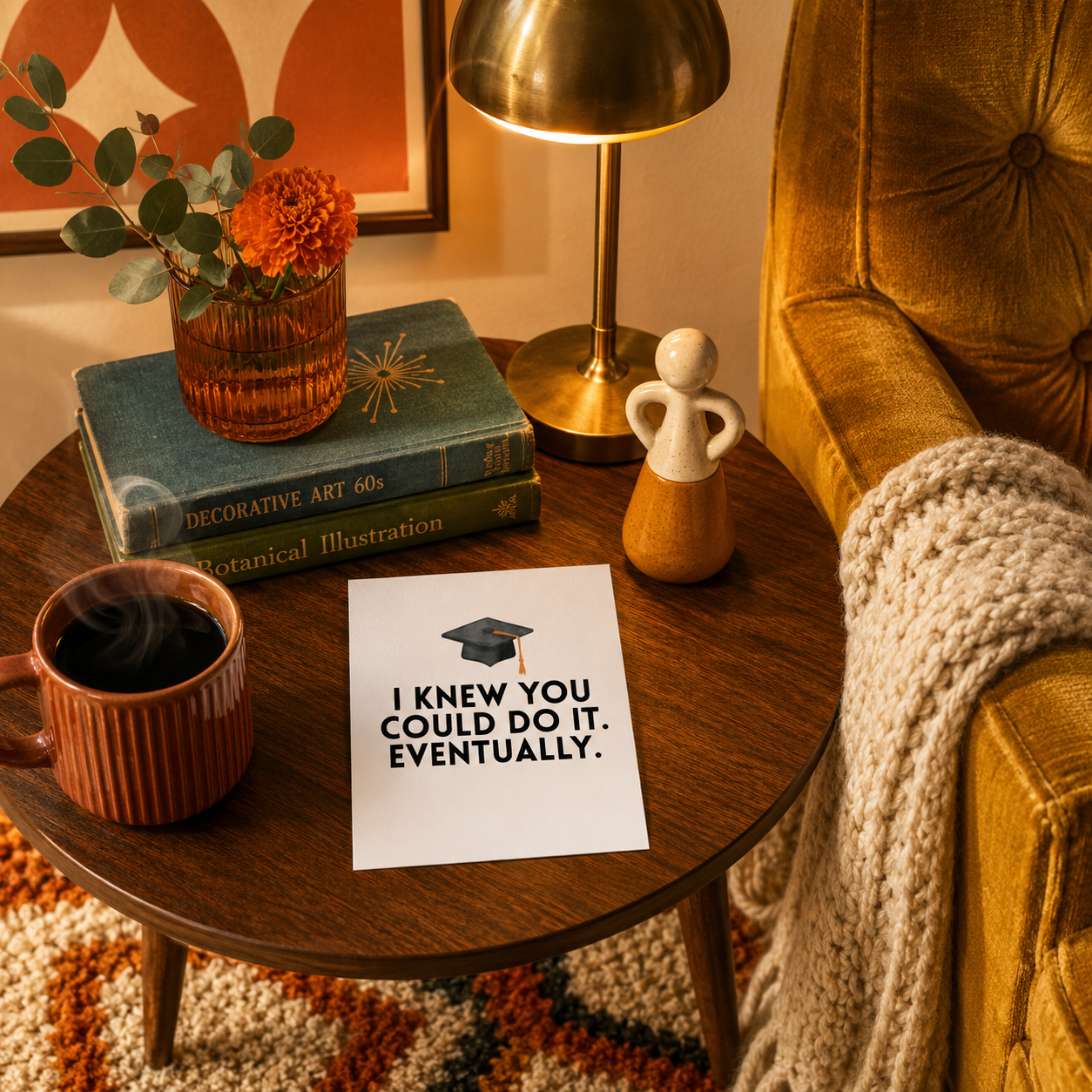 Funny Graduation Card — Honest Congrats You Finally Did It A2 Card