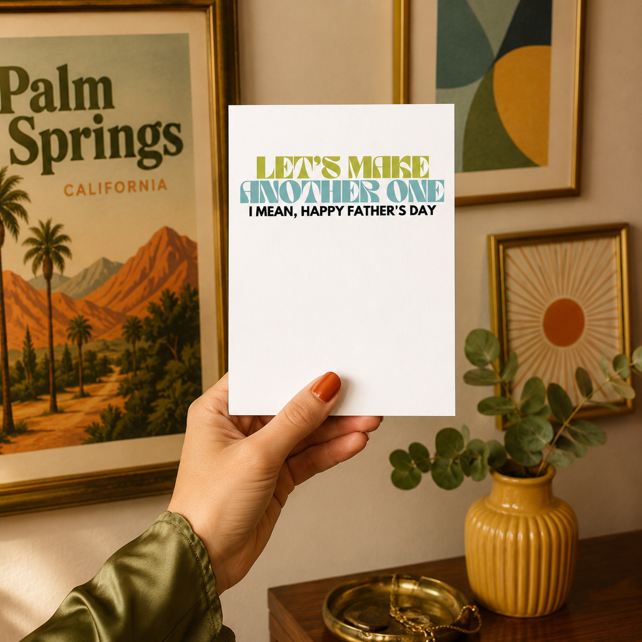 Naughty Father's Day Card from Wife — Let's Make Another One A2 Card