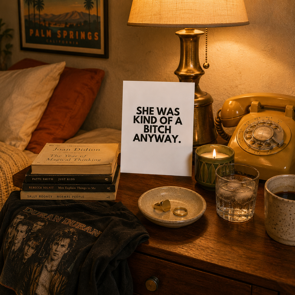 Funny Breakup Card for Him — She Was Kind of a Bitch Anyway A2 Card