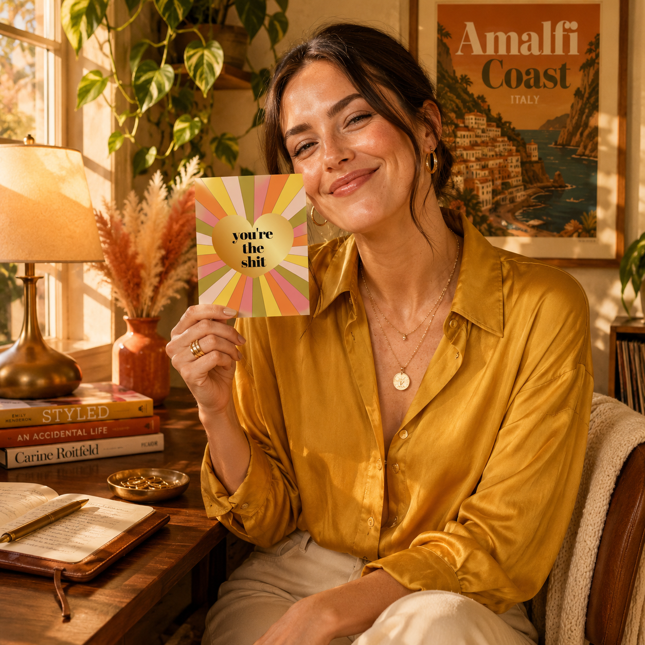 Funny Friendship Card — You're the Shit A2 Card