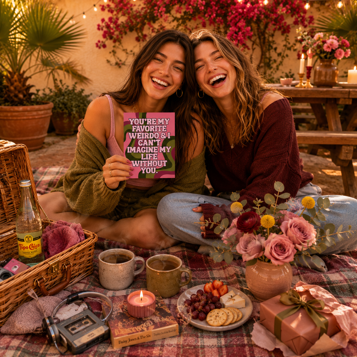 Funny Friendship Card — You're My Favorite Weirdo A2 Card