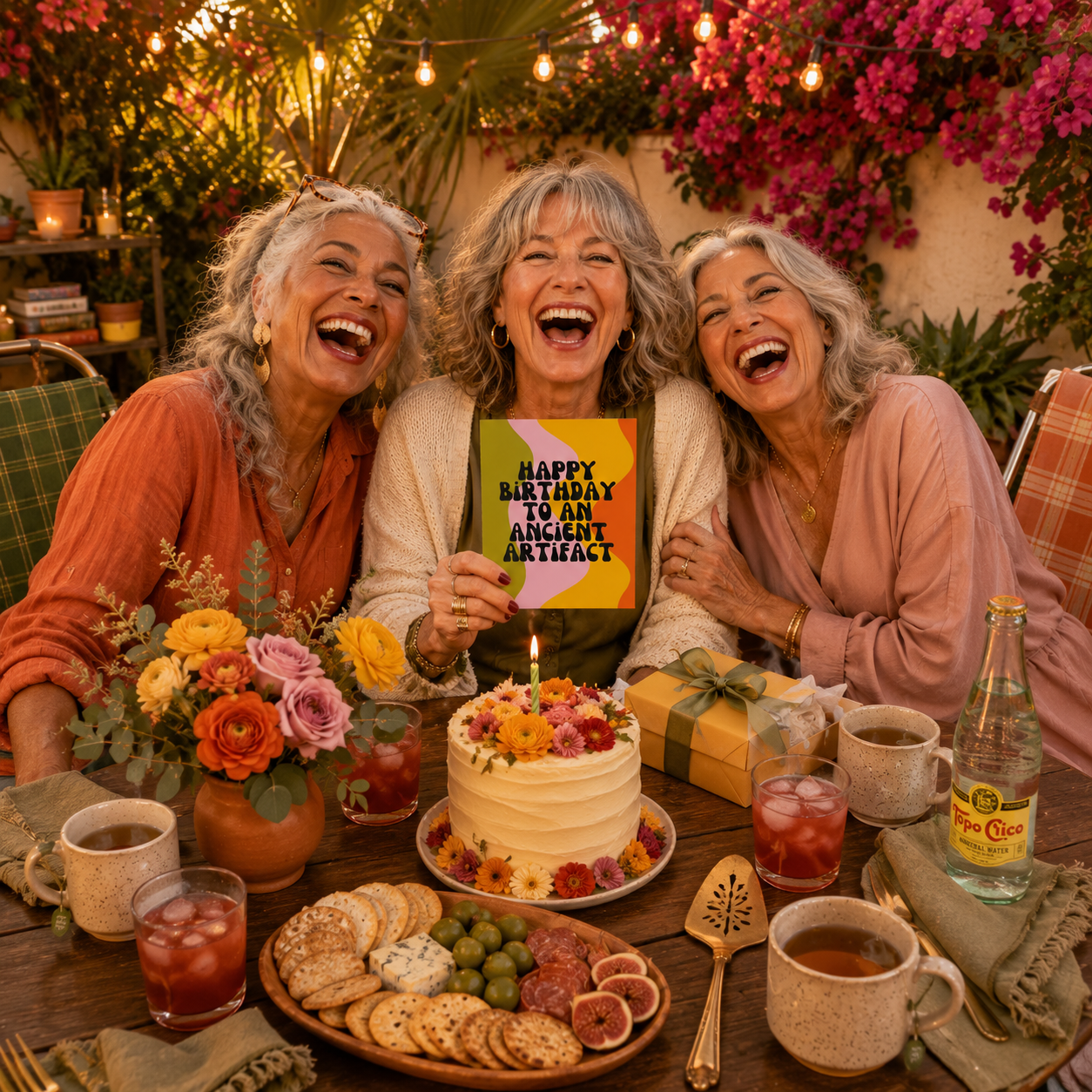Funny Rude Birthday Card — Happy Birthday to an Ancient Artifact A2 Card