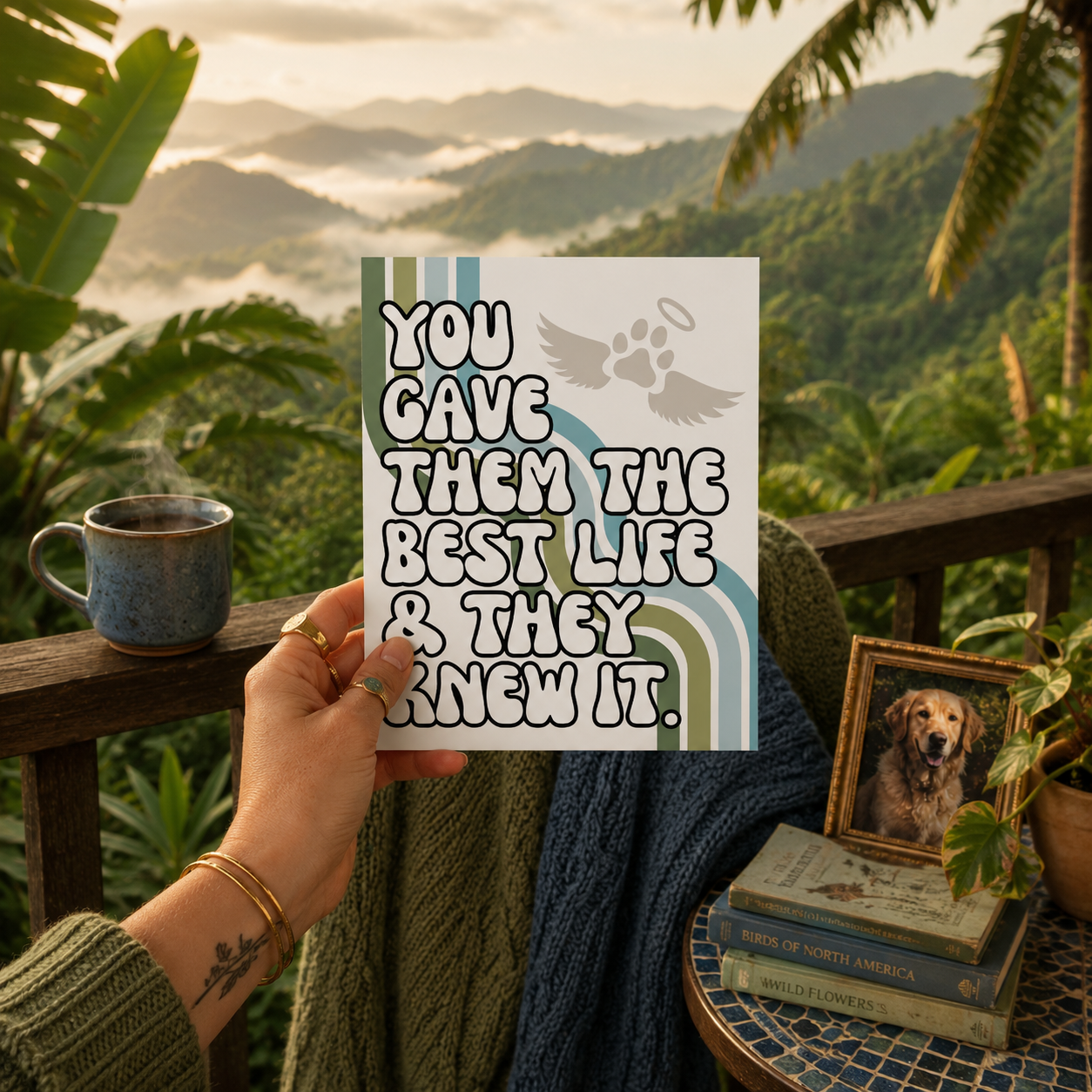 Pet Loss Sympathy Card — You Gave Them the Best Life A2 Card