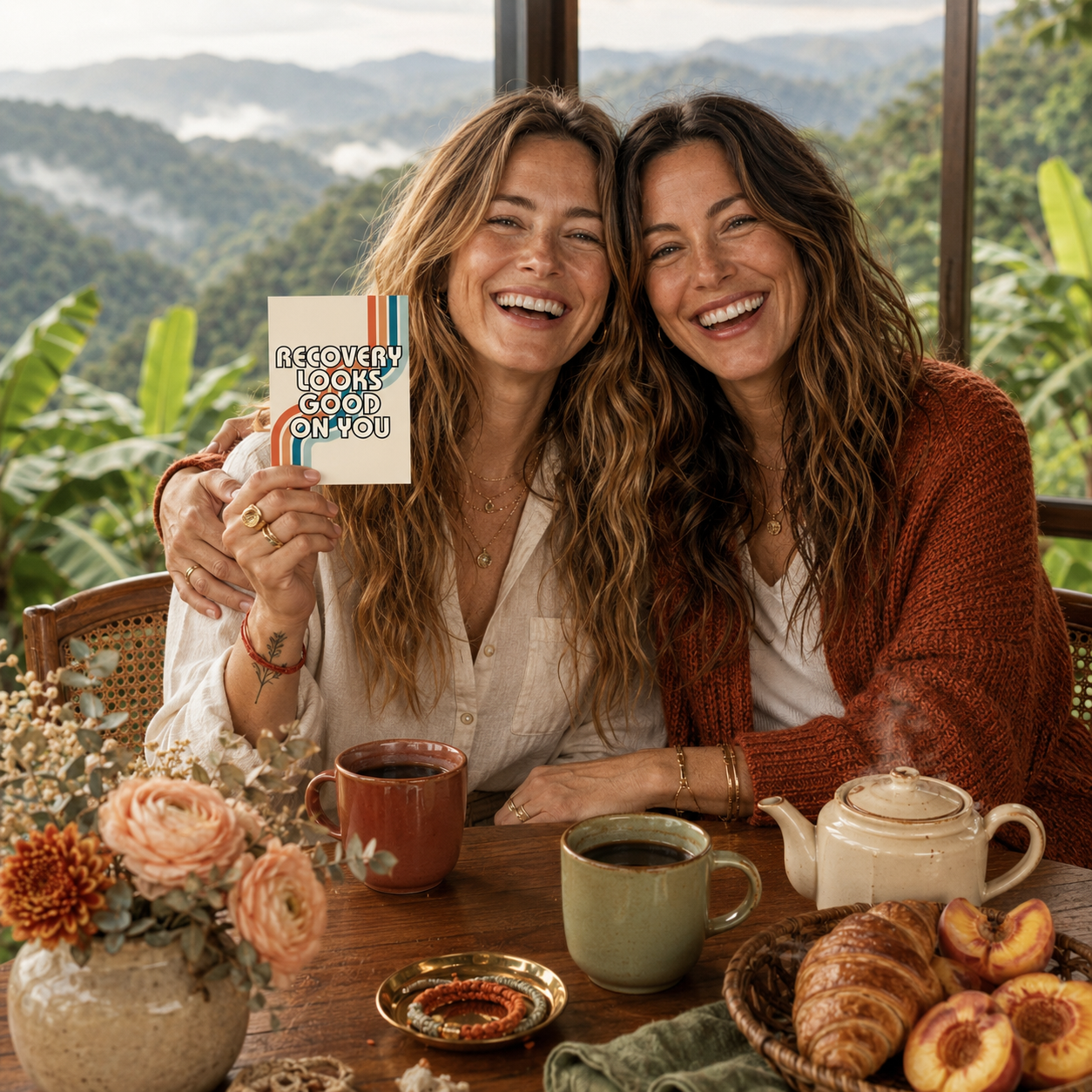 Funny Sobriety Card — Recovery Looks Good on You A2 Card