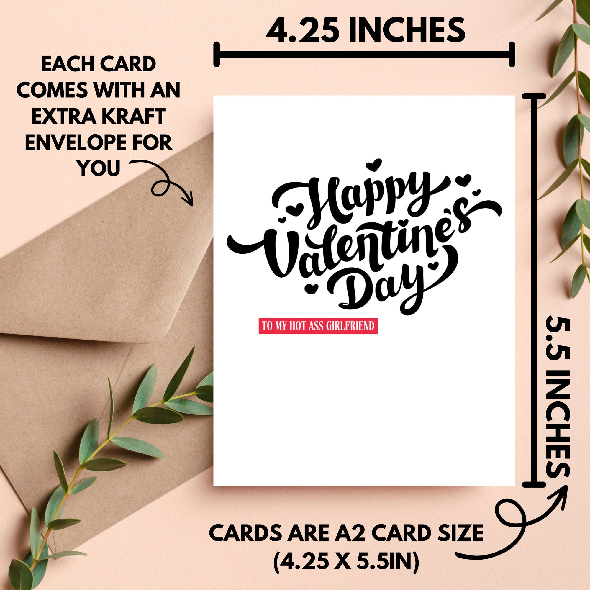 Hot Ass Girlfriend Valentine's Day Card