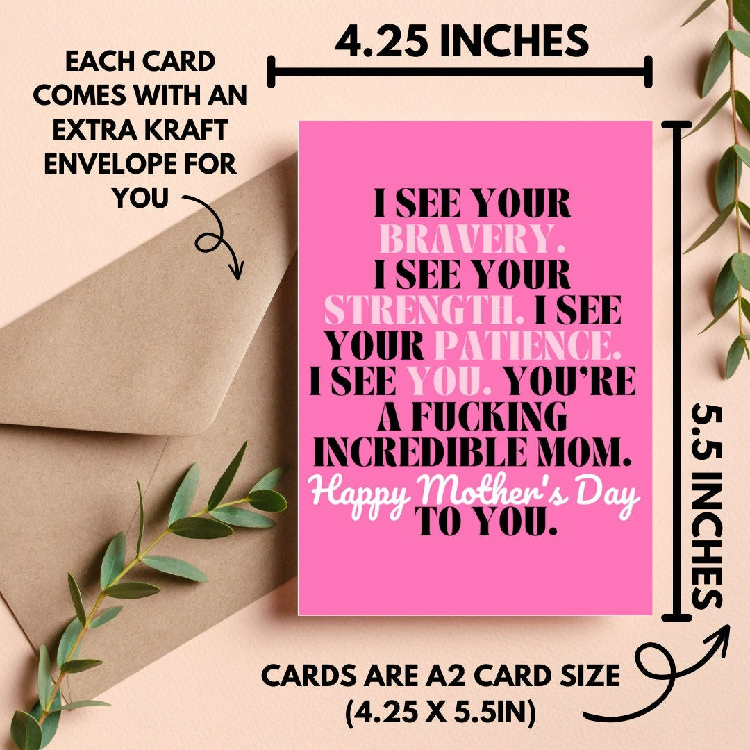 Incredible Mom Card