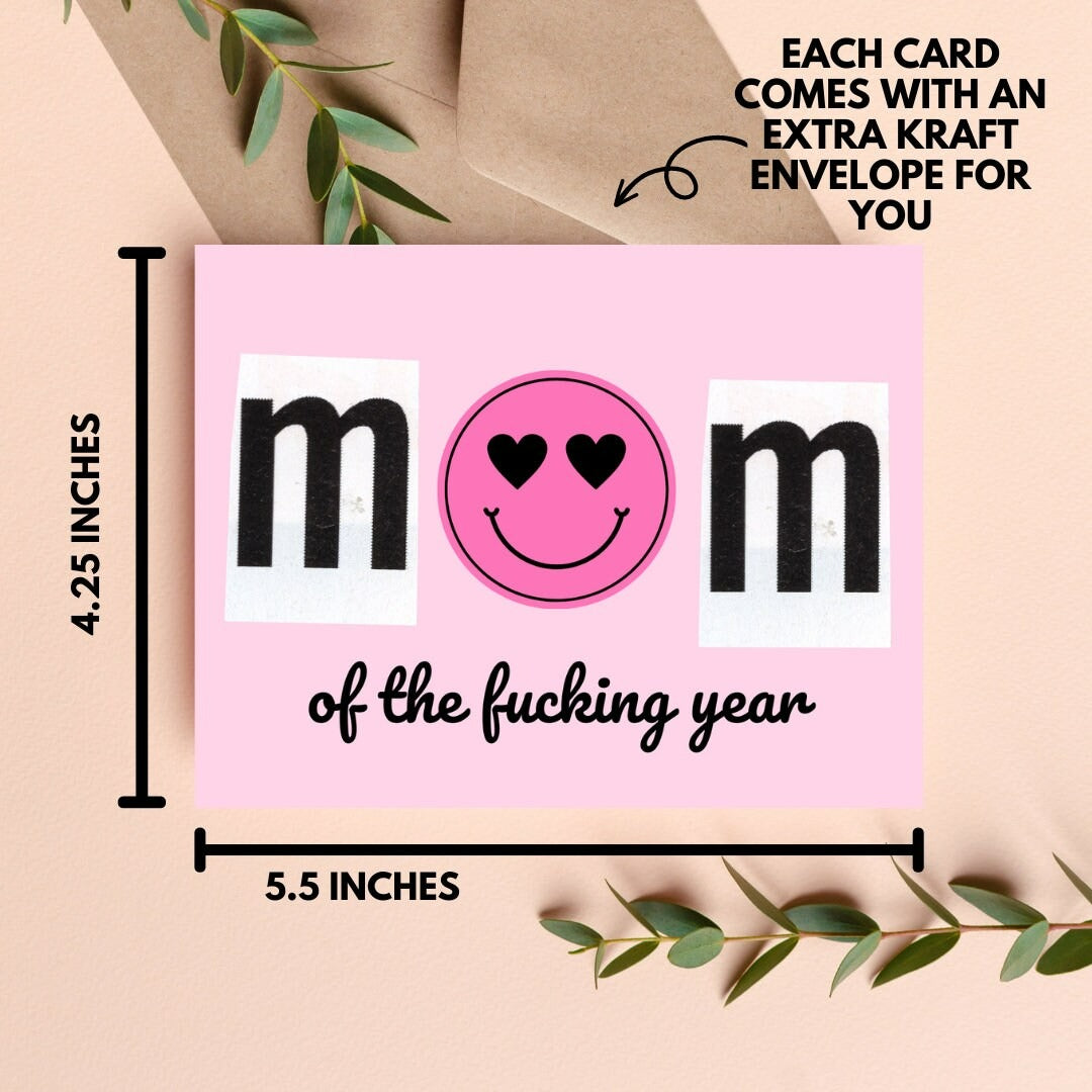 Mom of the Year Card