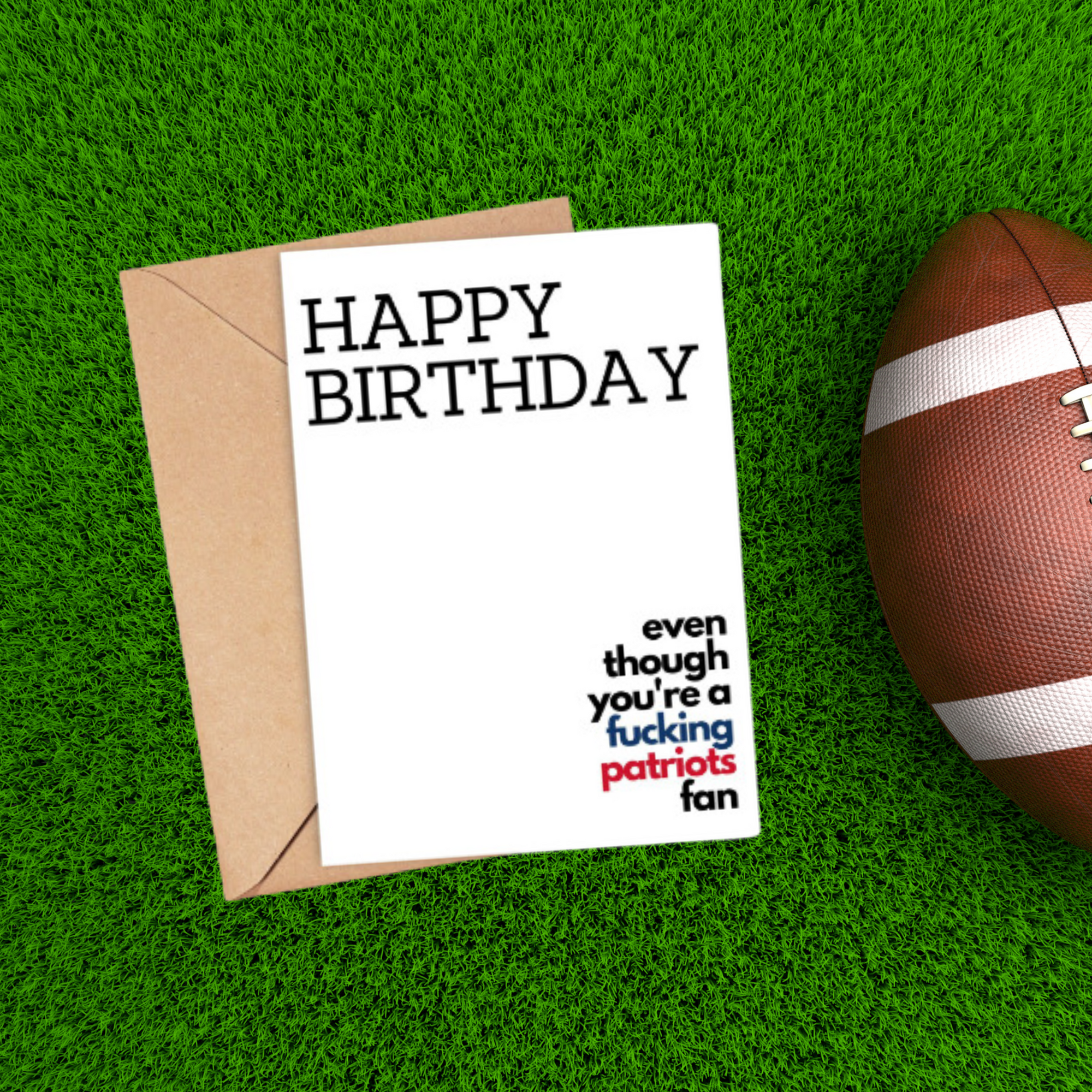 Patriots Birthday Card