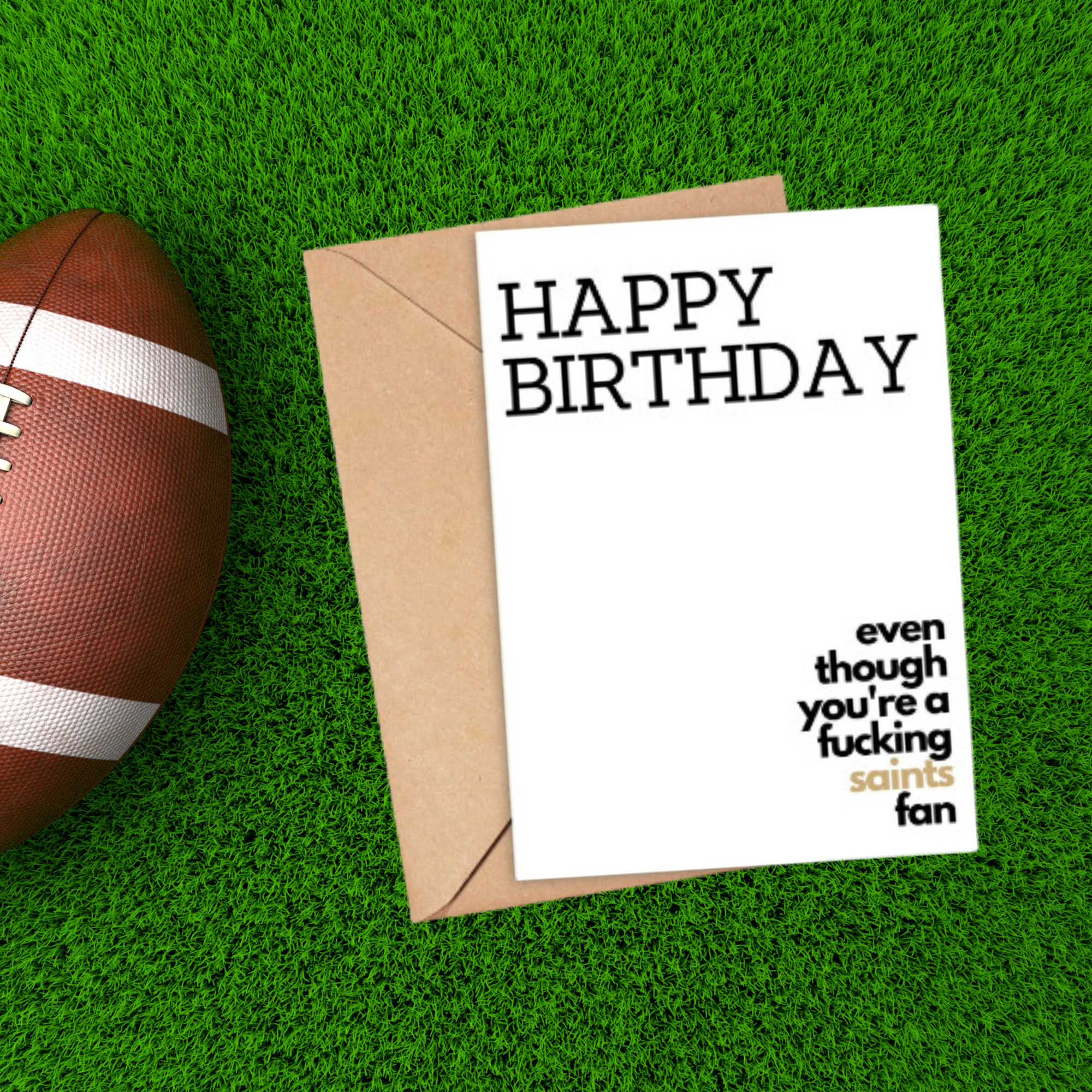 Saints Birthday Card