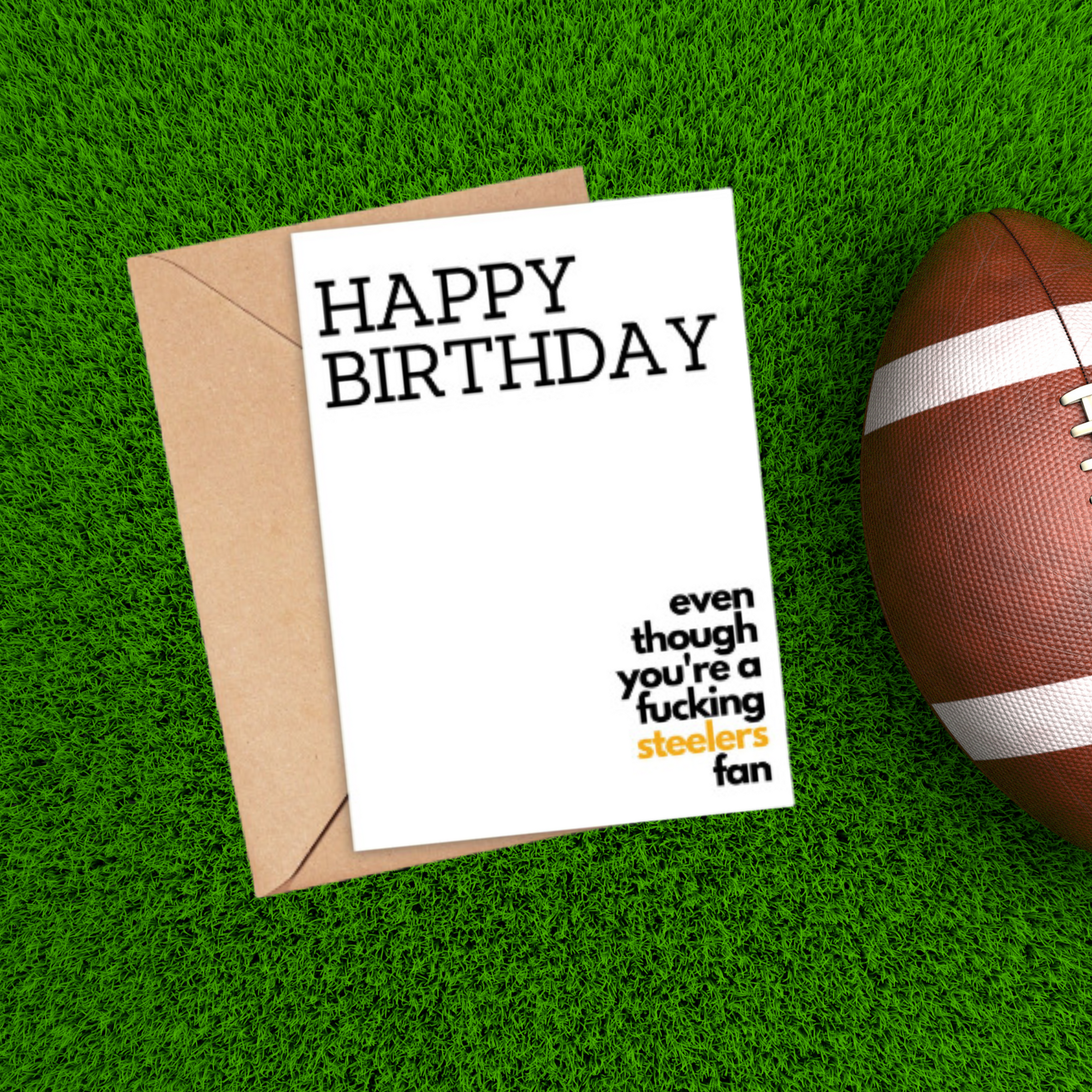 Steelers Birthday Card