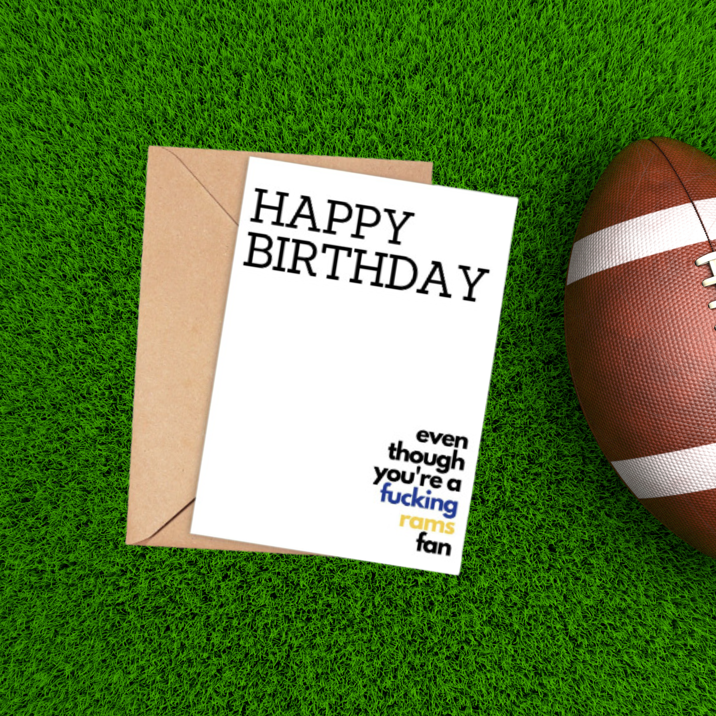 Rams Birthday Card