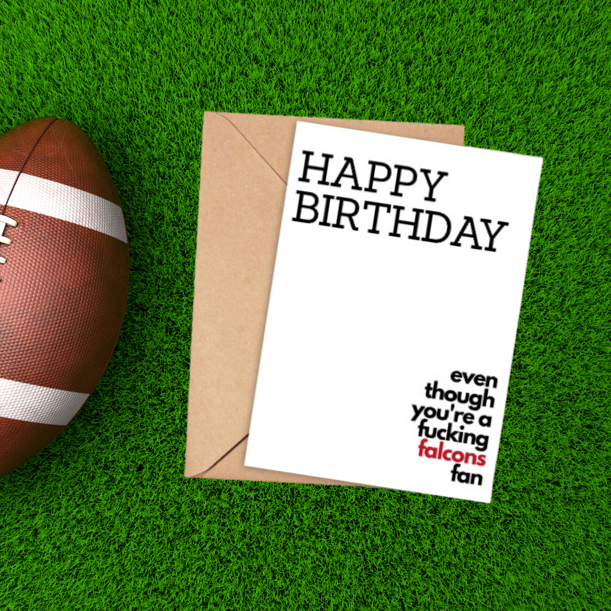 Falcons Birthday Card