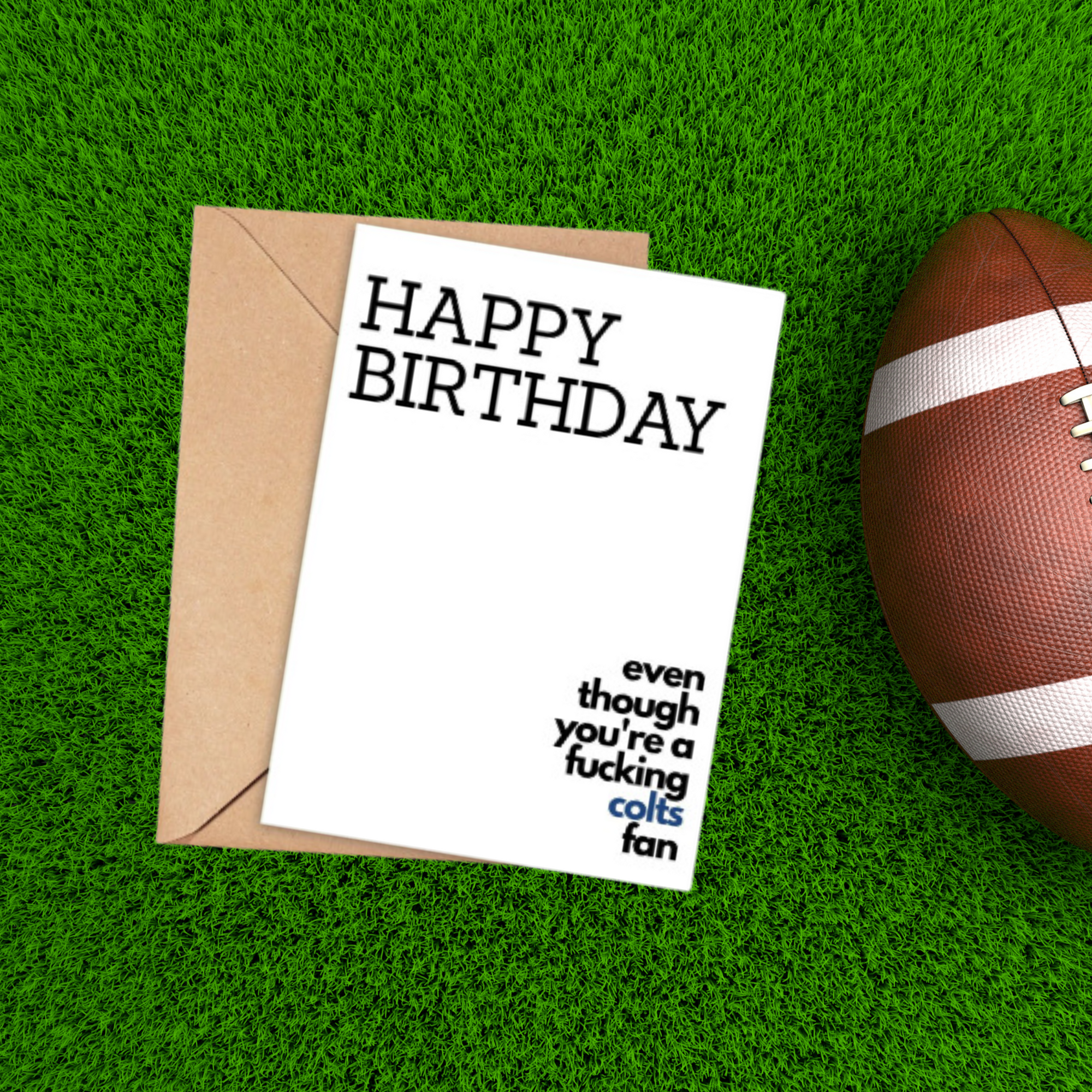 Colts Birthday Card