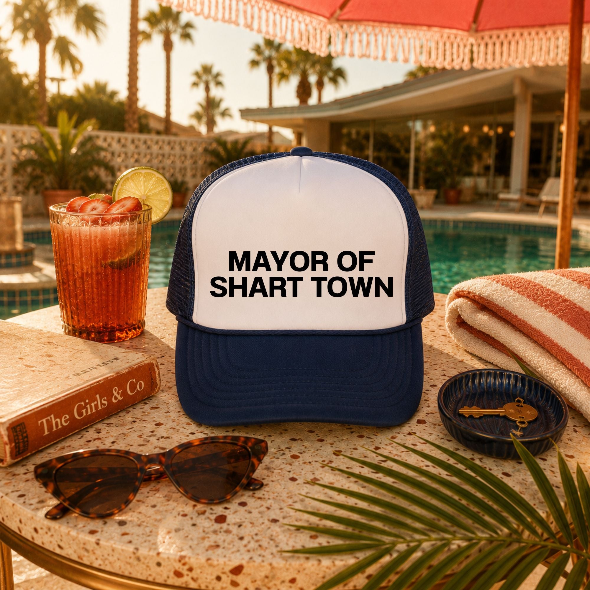 Funny Trucker Hat — Mayor of Shart Town Otto Hat Gift for Her