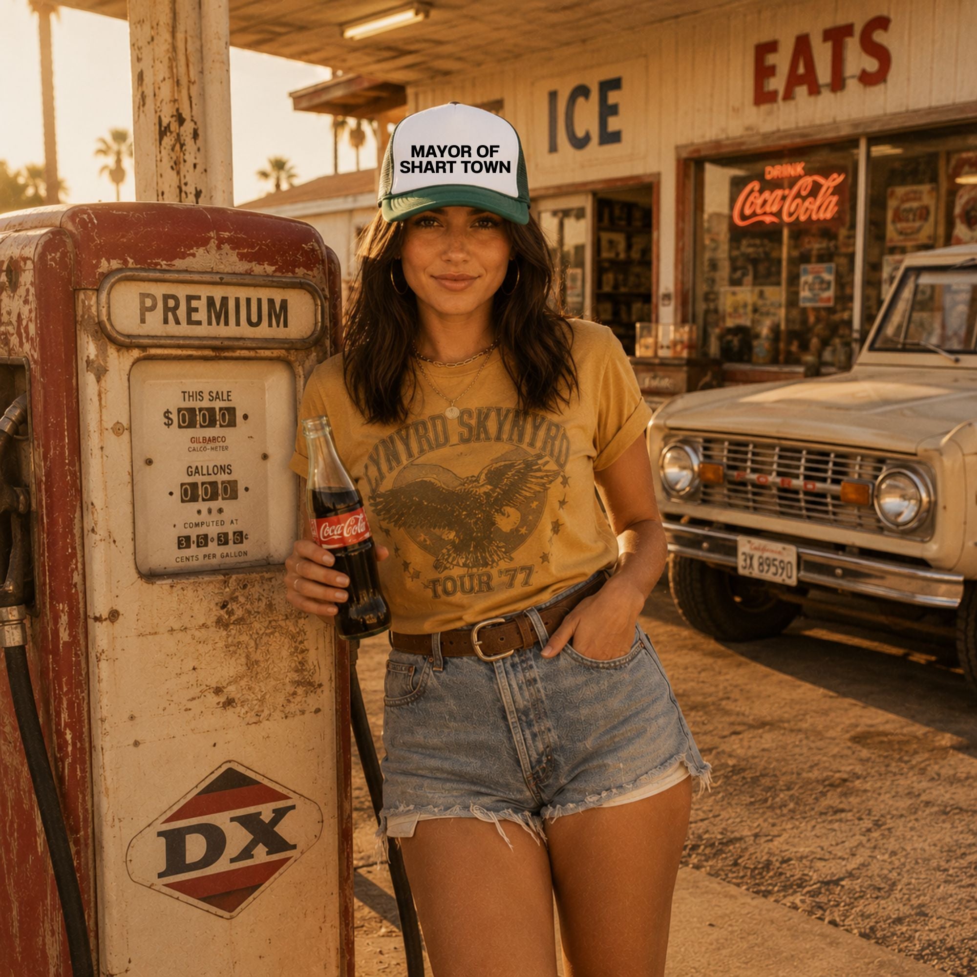 Funny Trucker Hat — Mayor of Shart Town Otto Hat Gift for Her