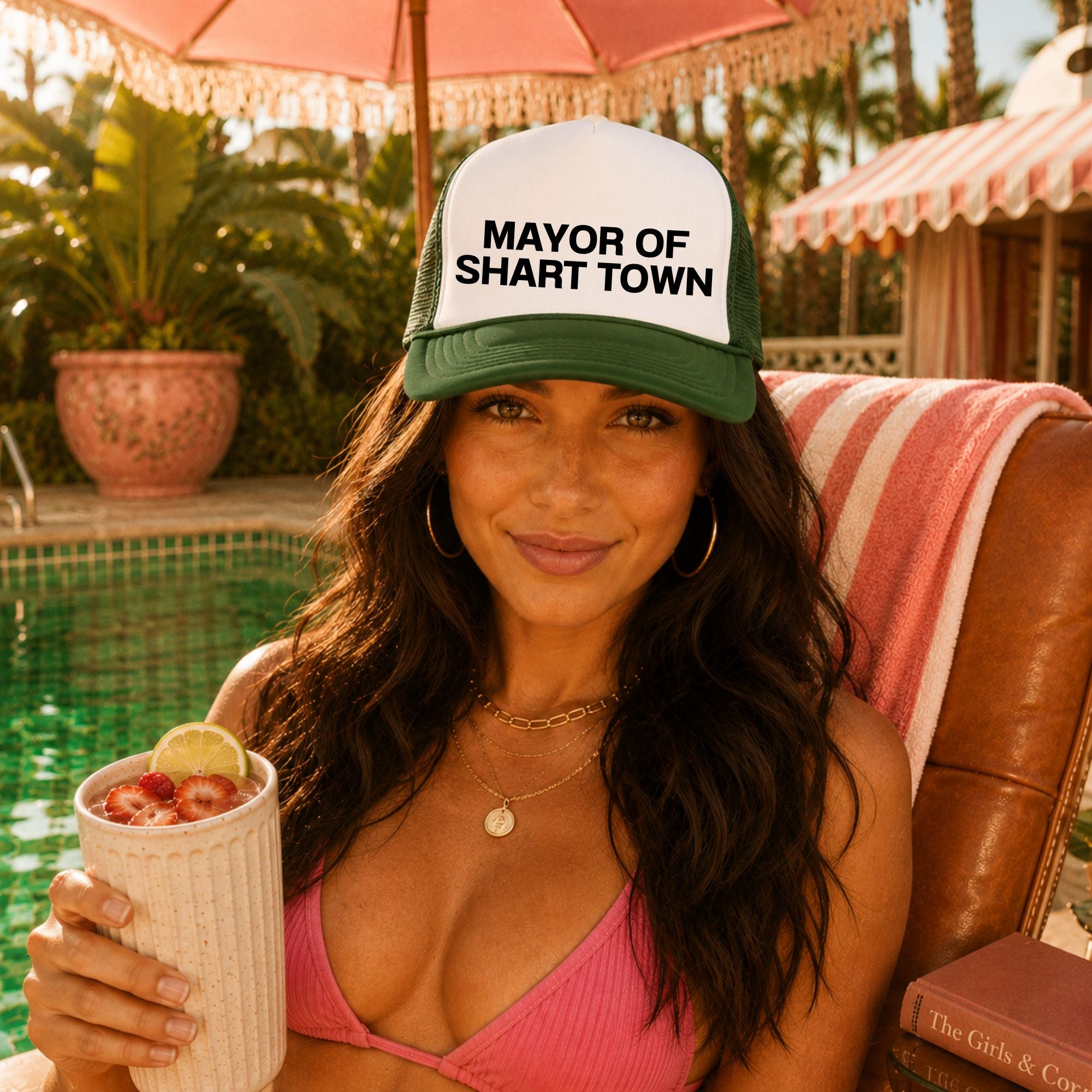 Funny Trucker Hat — Mayor of Shart Town Otto Hat Gift for Her