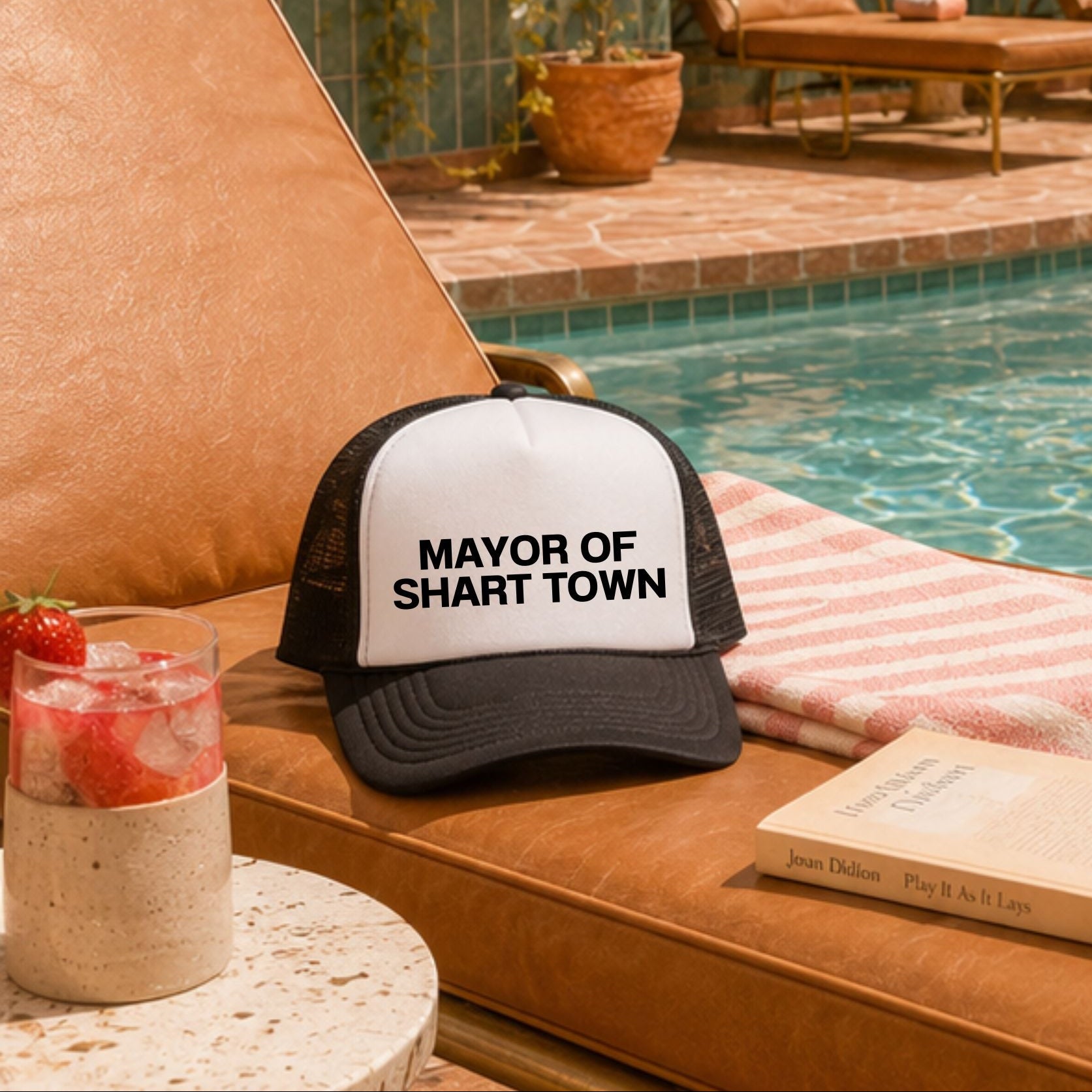 Funny Trucker Hat — Mayor of Shart Town Otto Hat Gift for Her